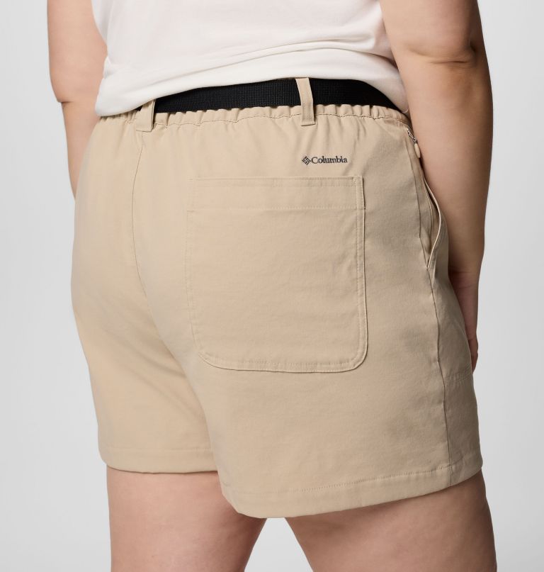 women brea falls nylon shorts - plus size