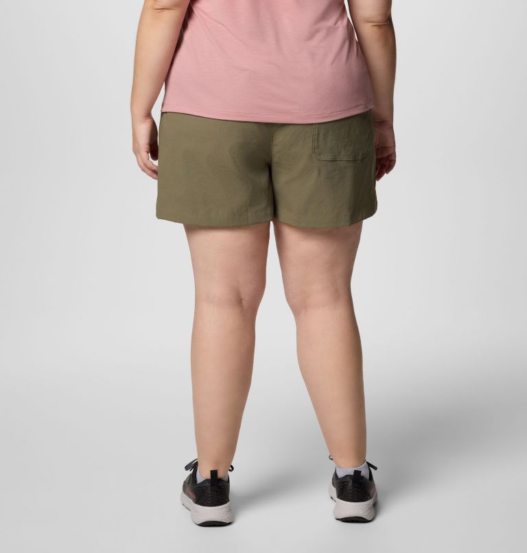 women brea falls nylon shorts - plus size