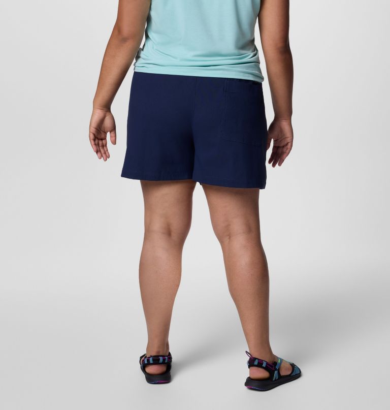 women brea falls nylon shorts - plus size