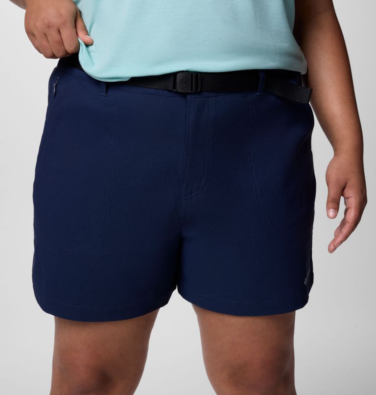 women brea falls nylon shorts - plus size