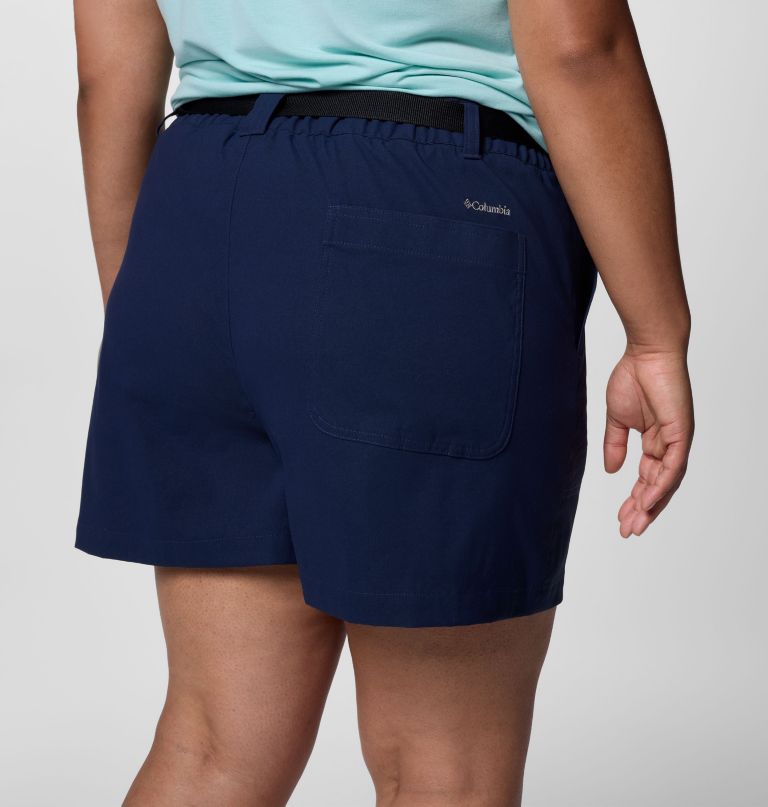 women brea falls nylon shorts - plus size