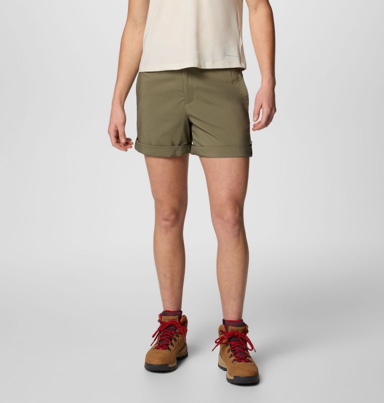 women silver ridge utility shorts