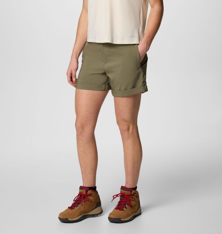 women silver ridge utility shorts