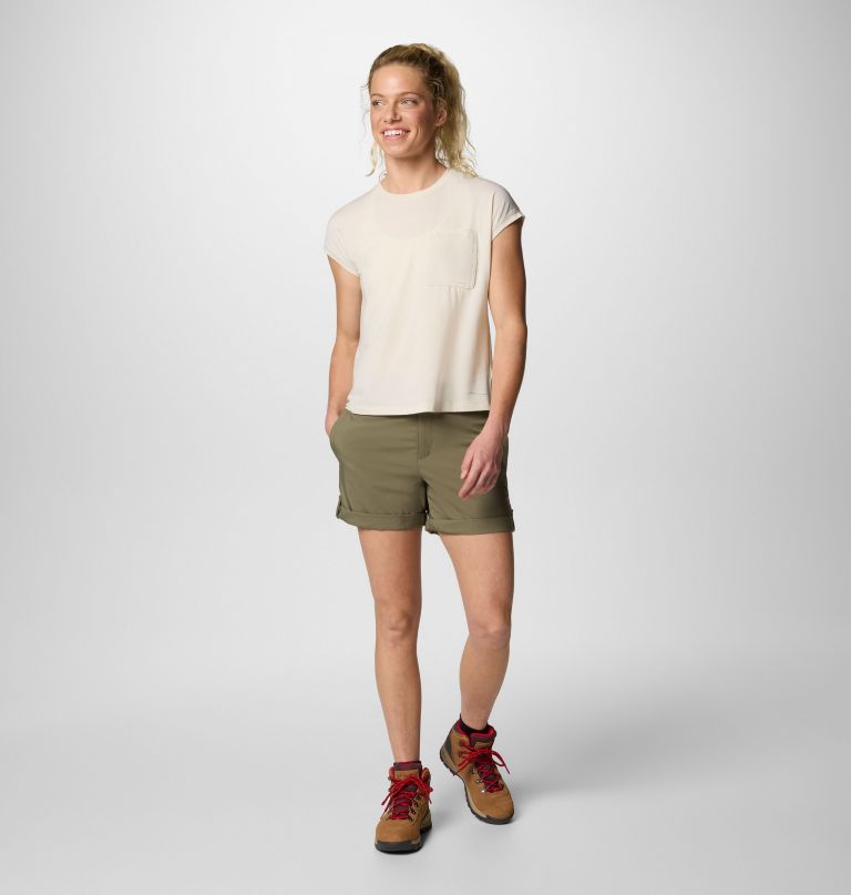 women silver ridge utility shorts