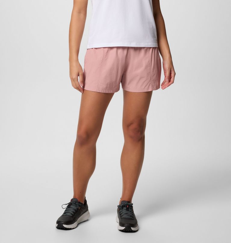 women boundless trek active shorts