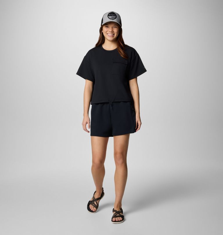 women granite point knit shorts