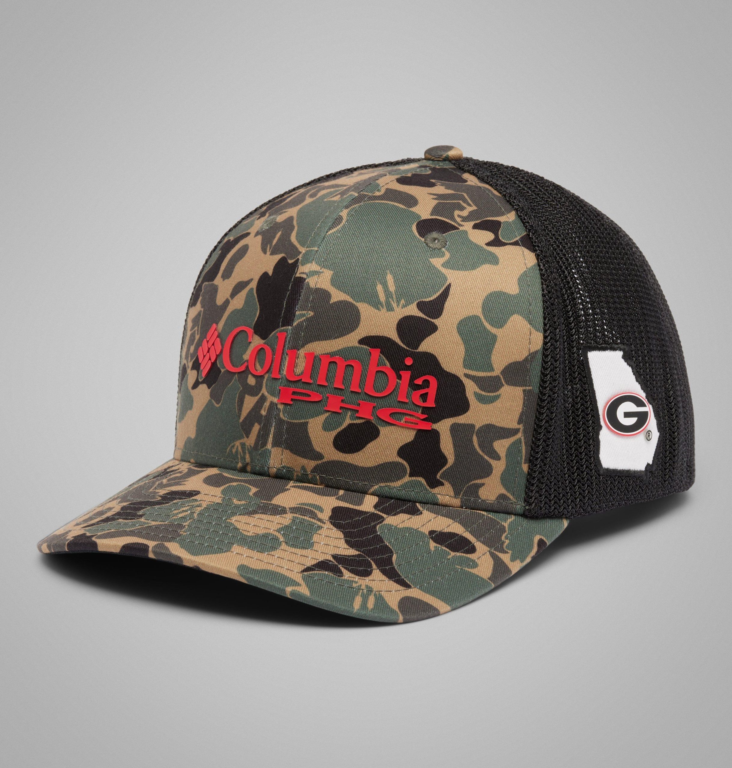collegiate phg camo mesh baseballpet