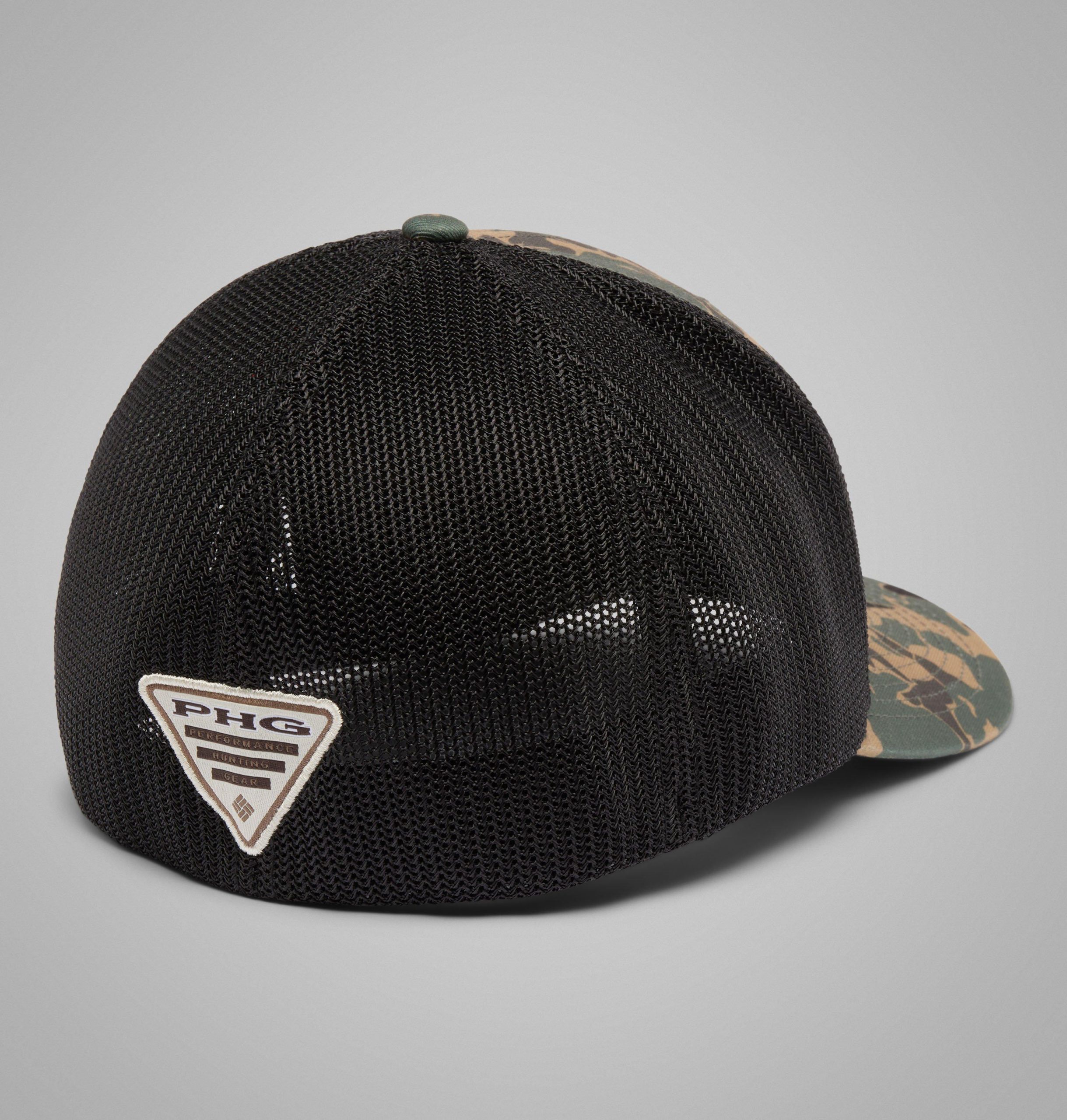 collegiate phg camo mesh baseballpet