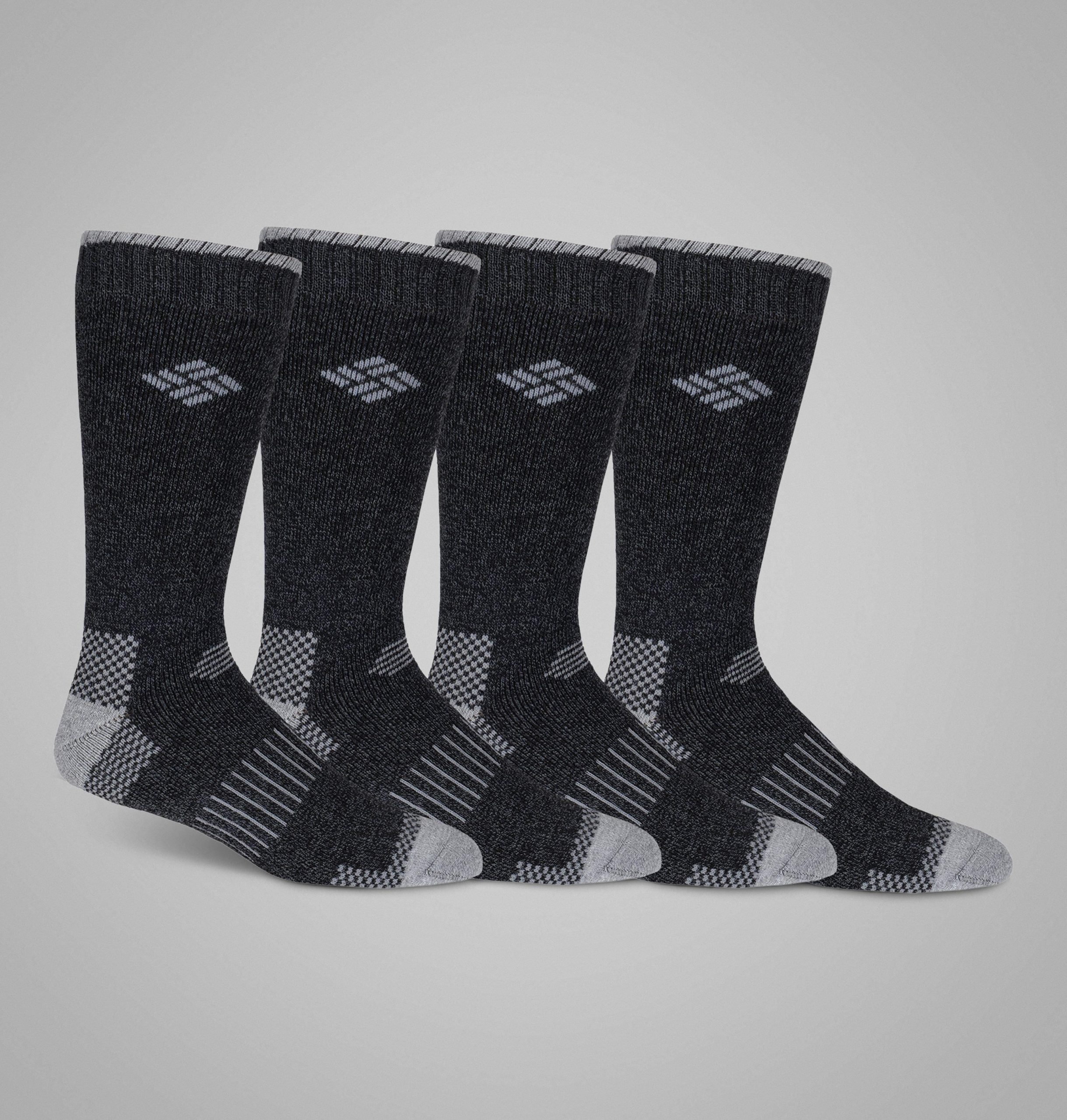 heren vochtregulerende sokken met checkprint - 4-pack