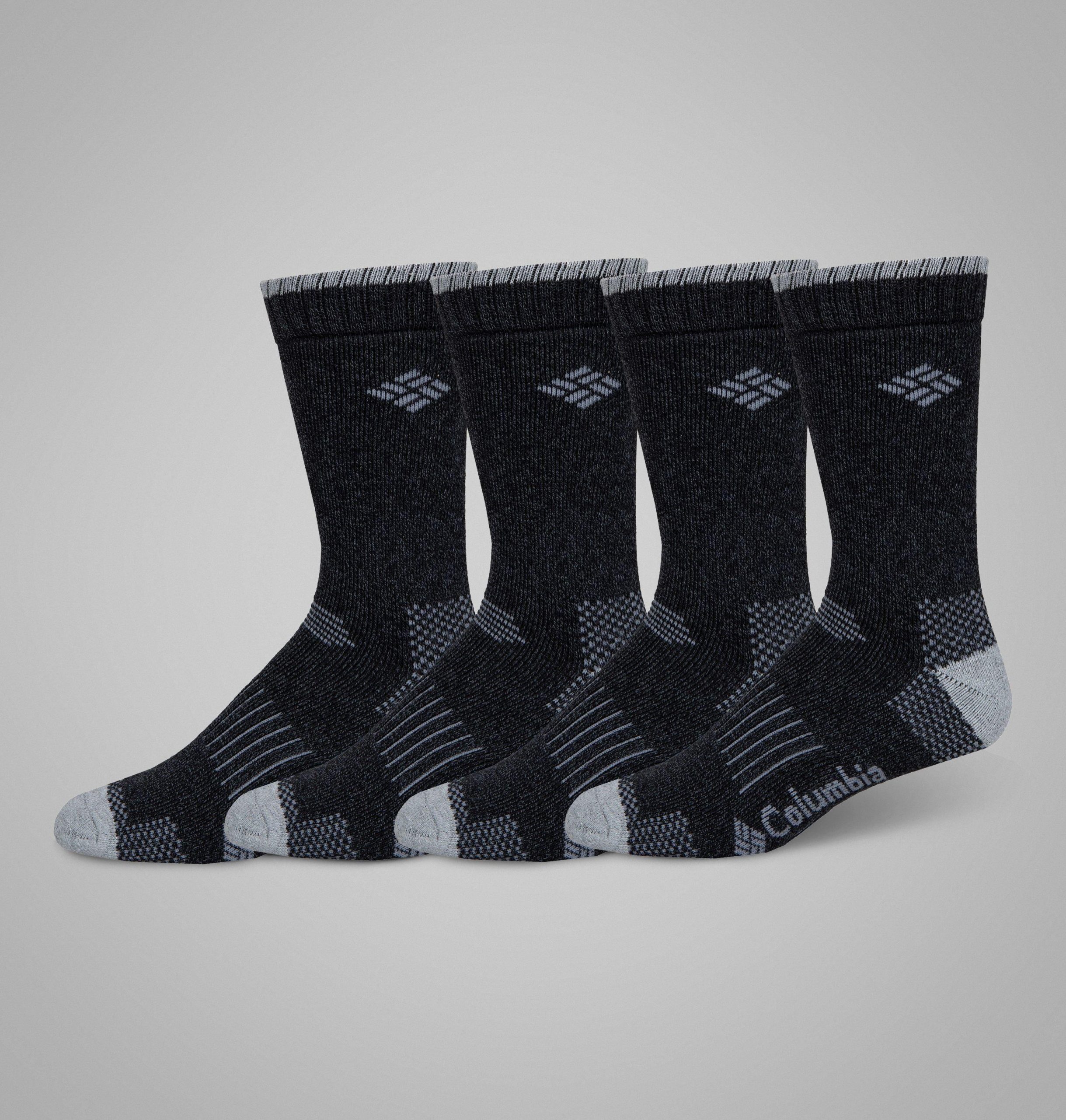 heren vochtregulerende sokken met checkprint - 4-pack