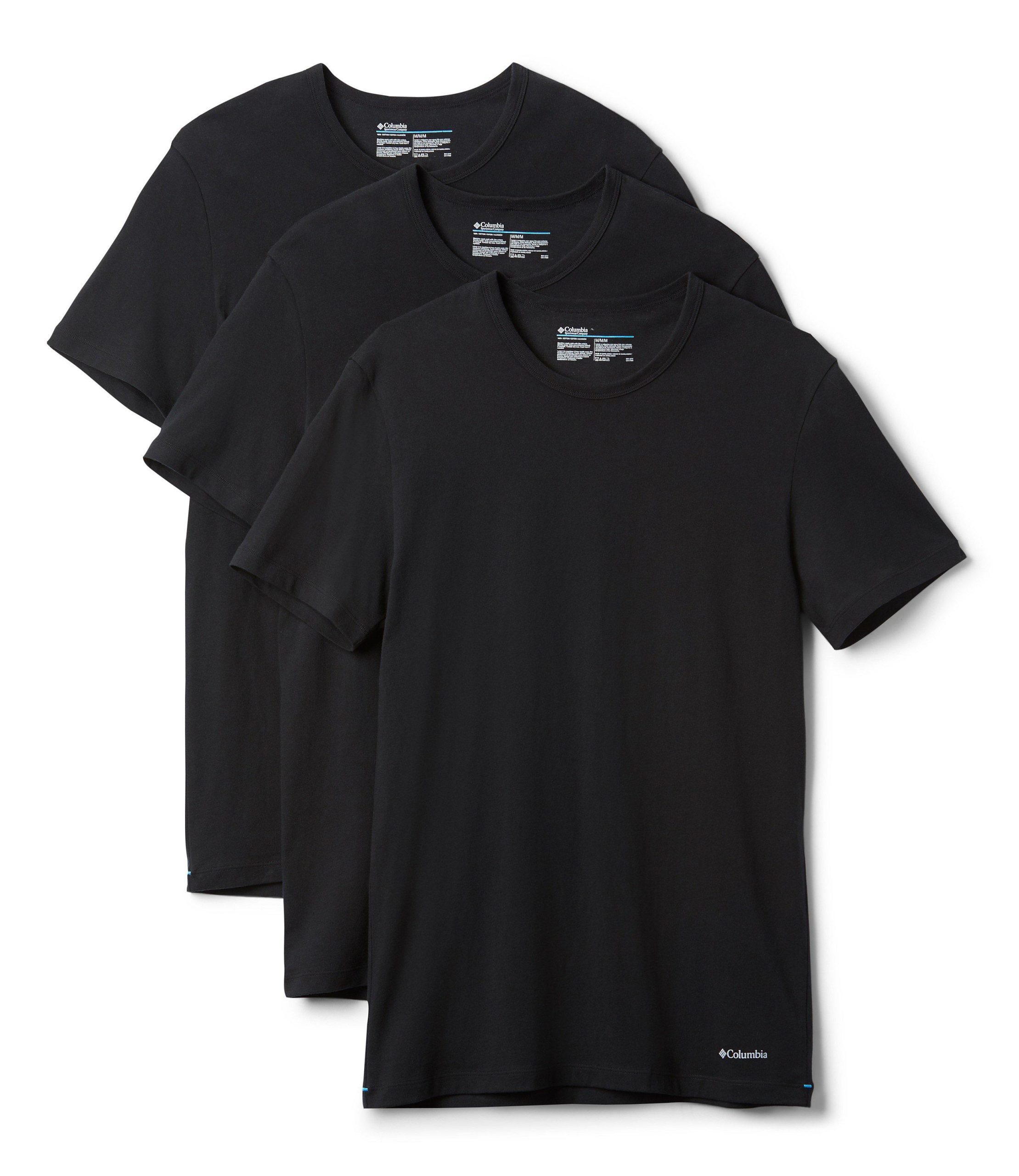 heren t-shirt met ronde hals klassieke pasvorm - 3-pack