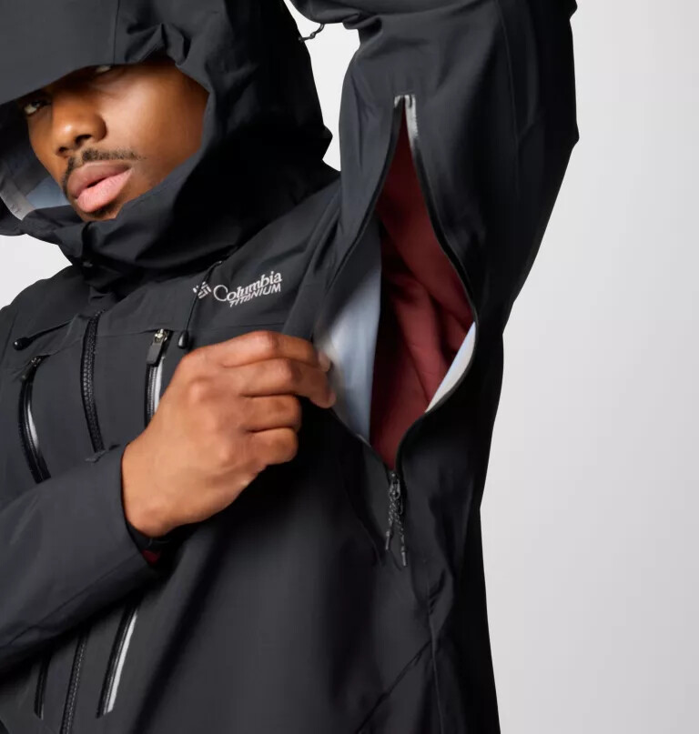 men platinum peak ii 3l shell jacket