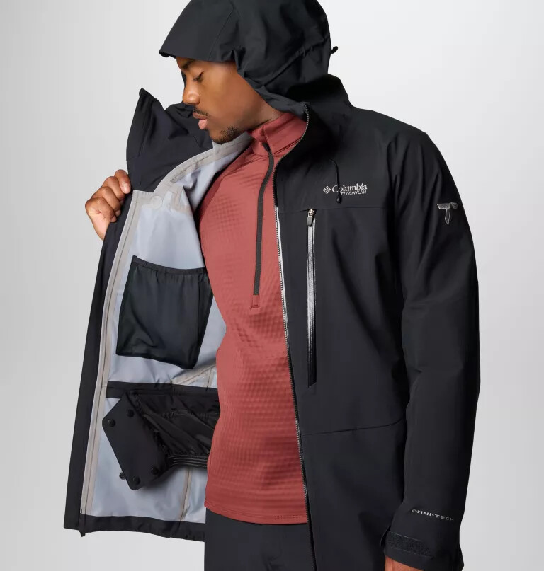 men platinum peak ii 3l shell jacket