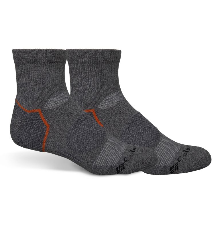 men balance point walk quarter socks