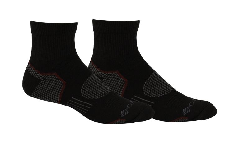 men balance point walk quarter socks