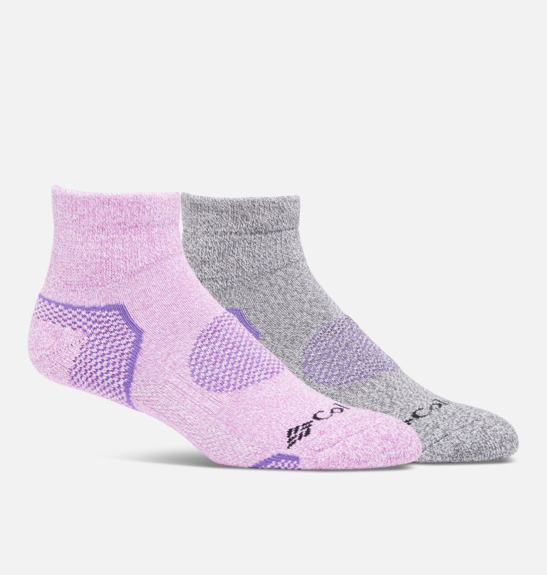 balance point walk quarter socks - 2 pack