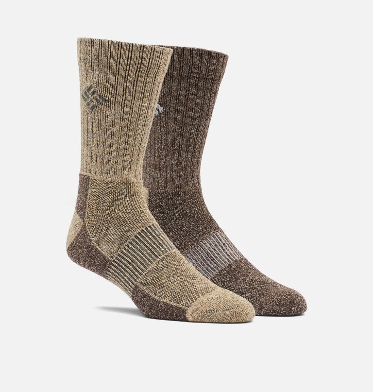 men moisture control basic crew socks - 4 pack