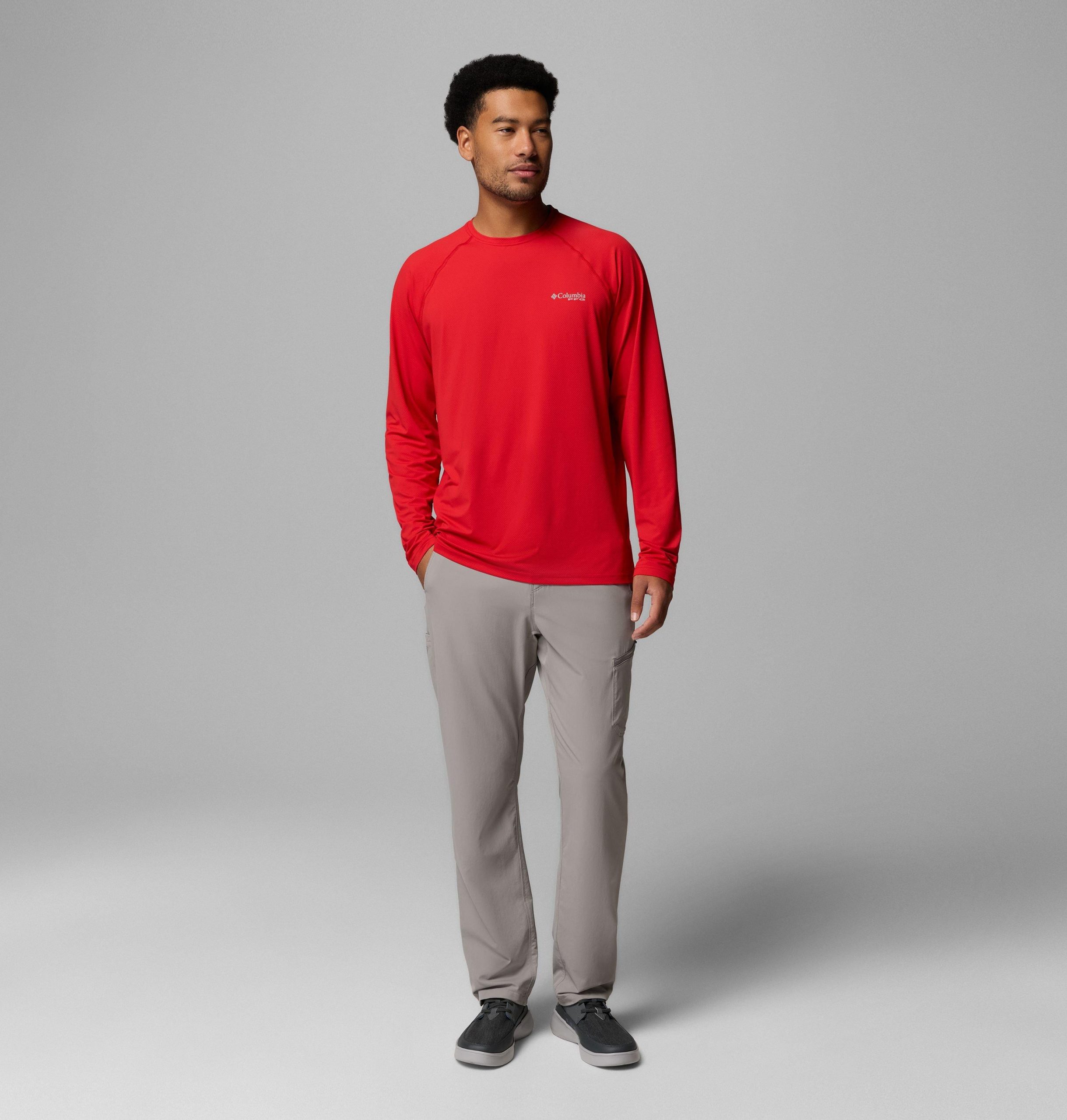 heren pfg solar stream ii shirt met lange mouwen