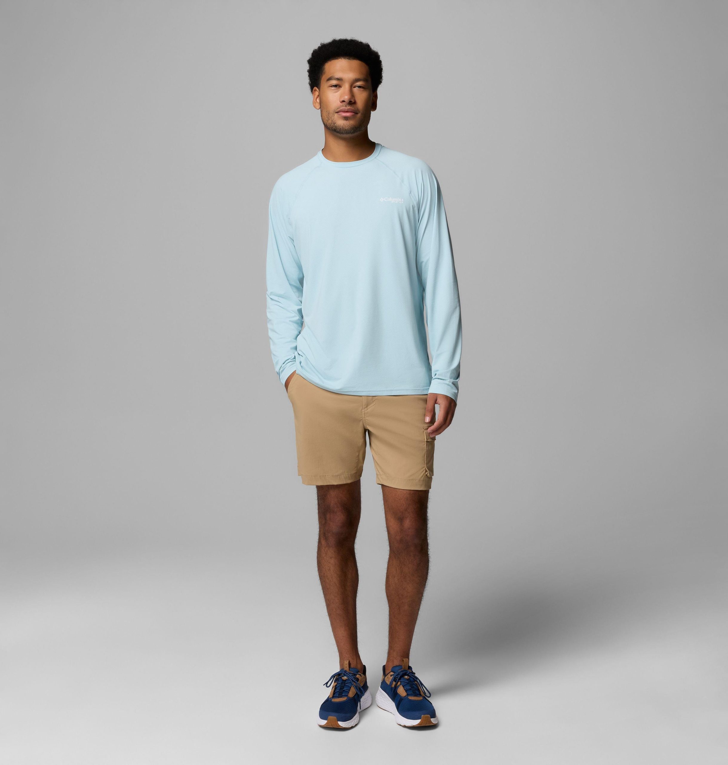 heren pfg solar stream ii shirt met lange mouwen