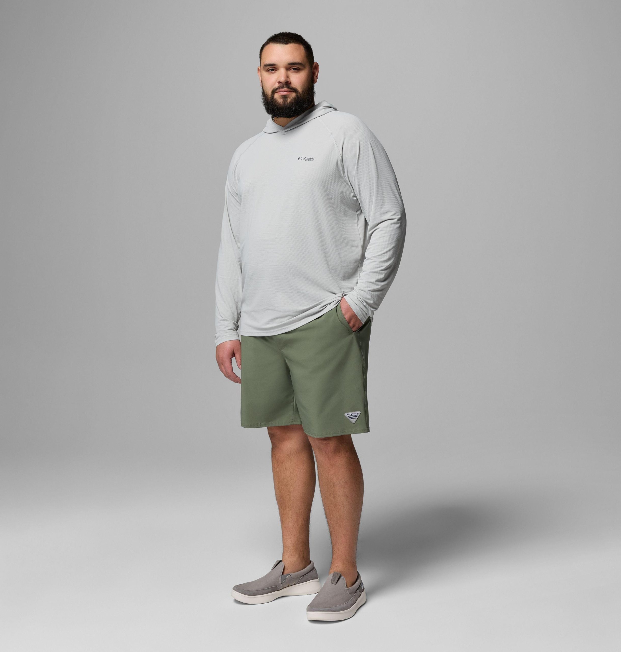 pfg solar stream ii hoodie voor heren - grote maten