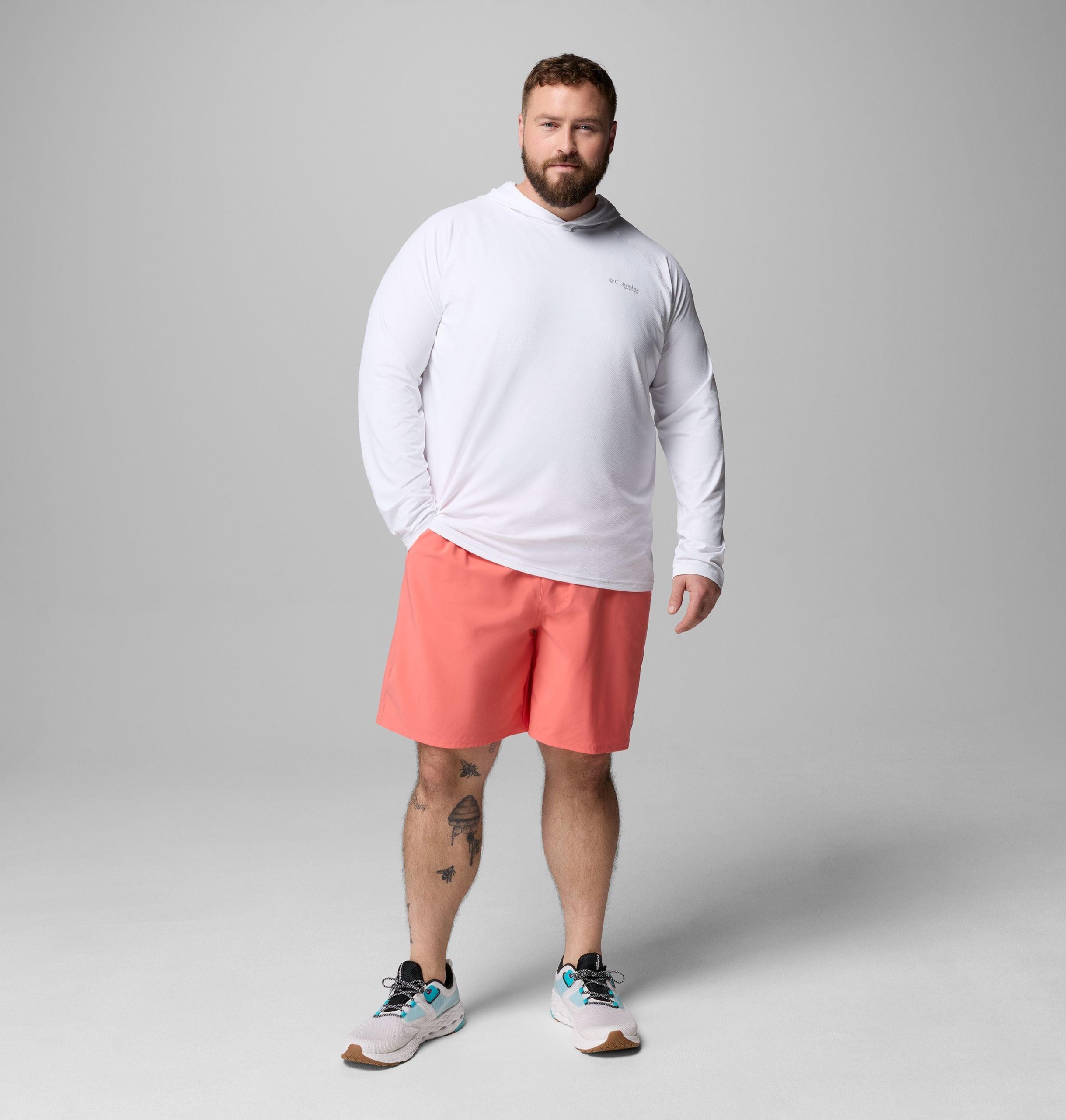 pfg solar stream ii hoodie voor heren - grote maten