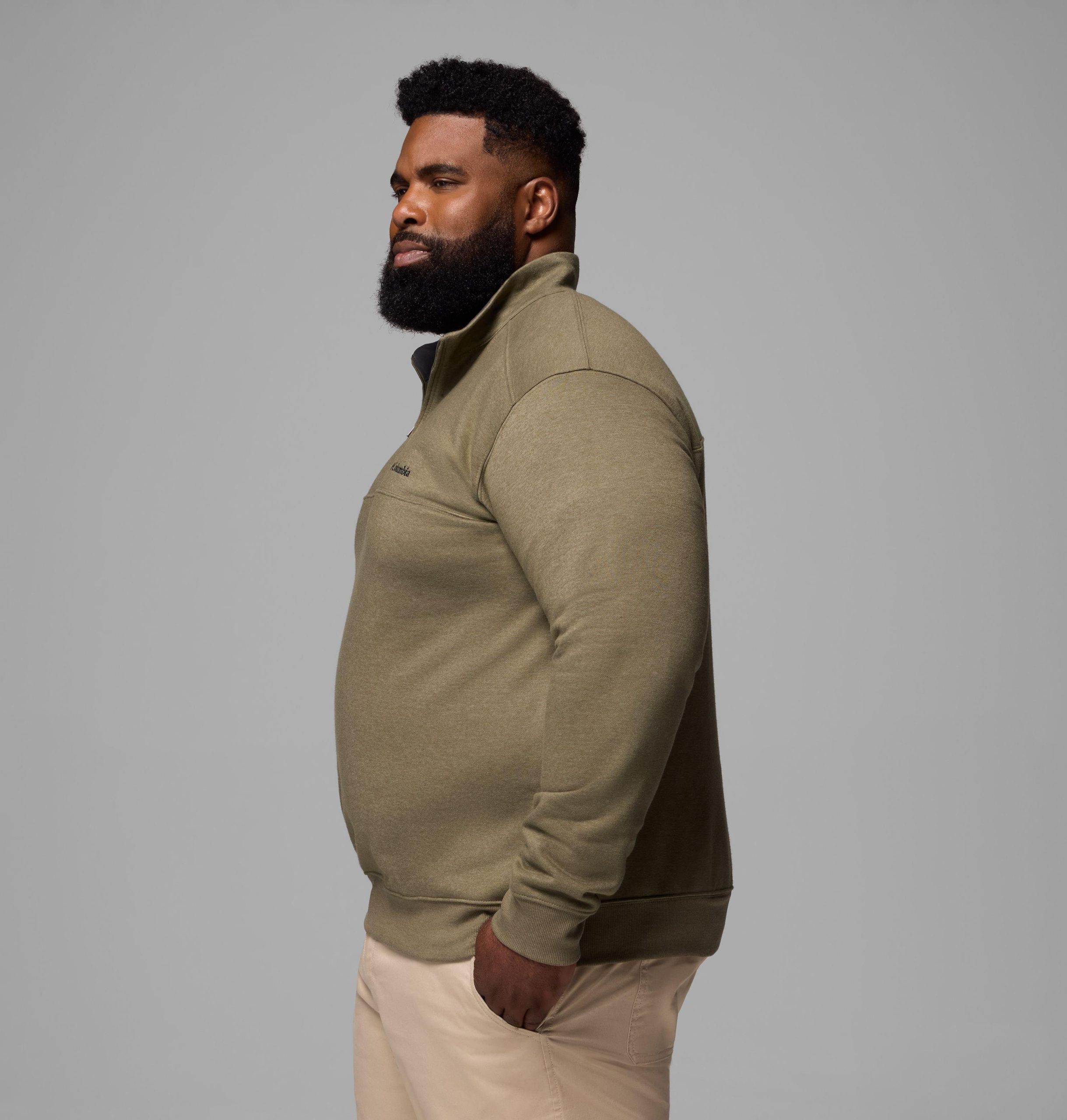 heren hart mountain ii half zip sweatshirt - grote maten