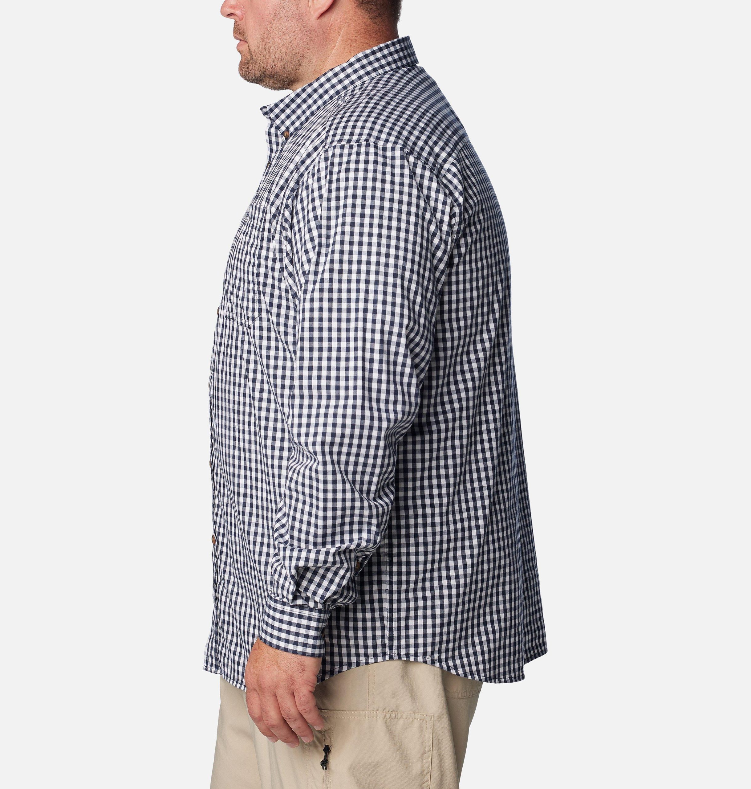 heren rapid rivers ii shirt met lange mouwen - grote maten