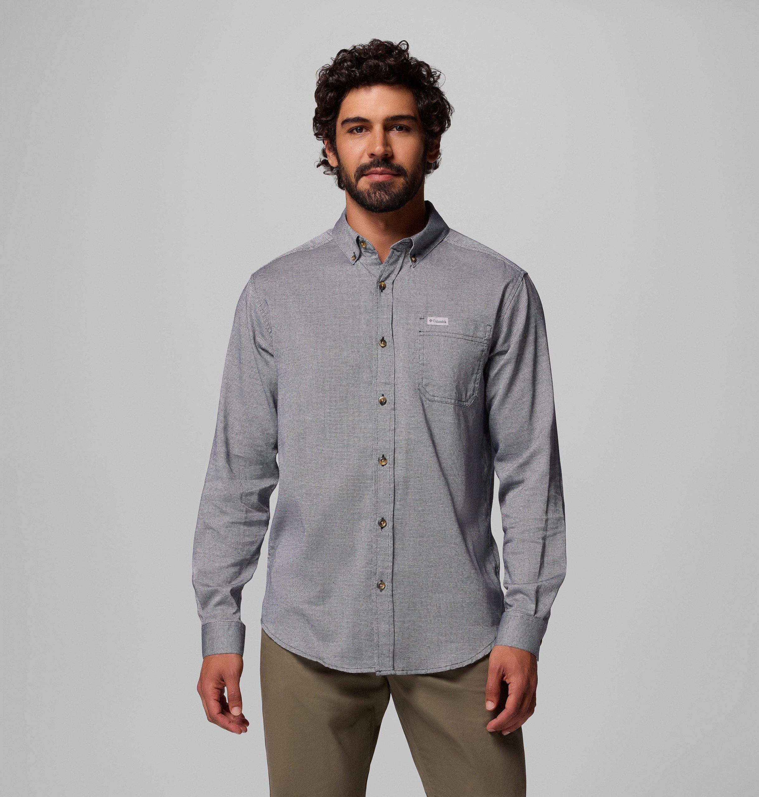 heren rapid rivers ii shirt met lange mouwen - lang