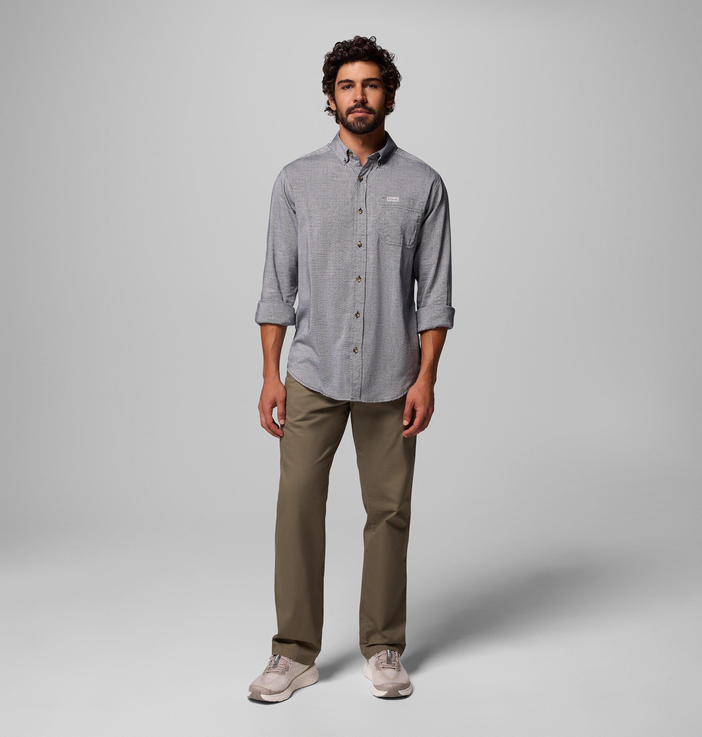heren rapid rivers ii shirt met lange mouwen - lang