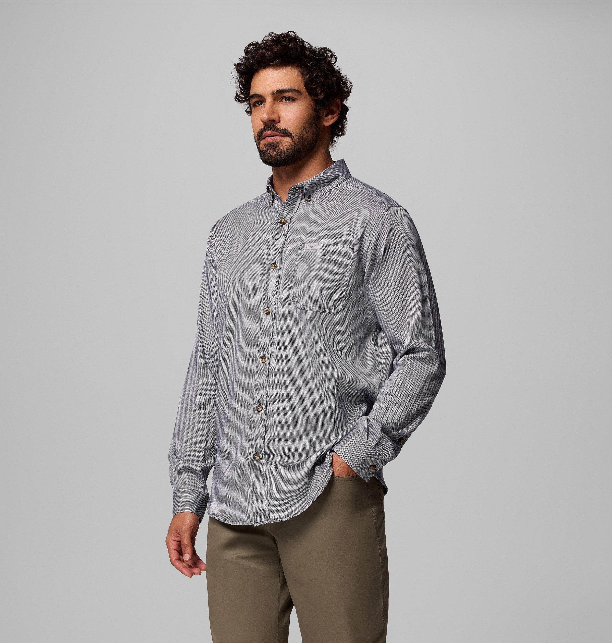 heren rapid rivers ii shirt met lange mouwen - lang