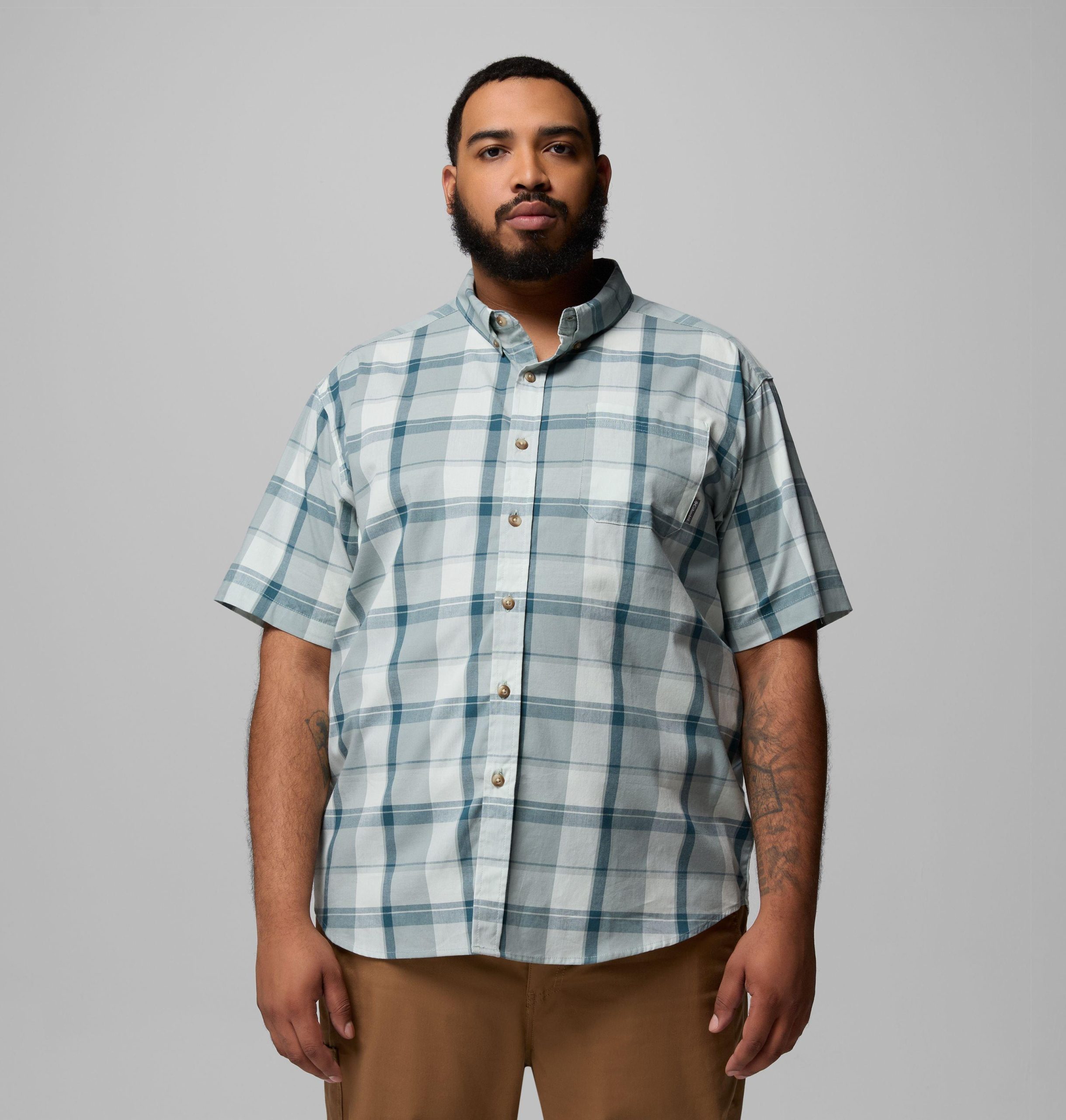 heren rapid rivers ii t-shirt met korte mouwen – grote maten
