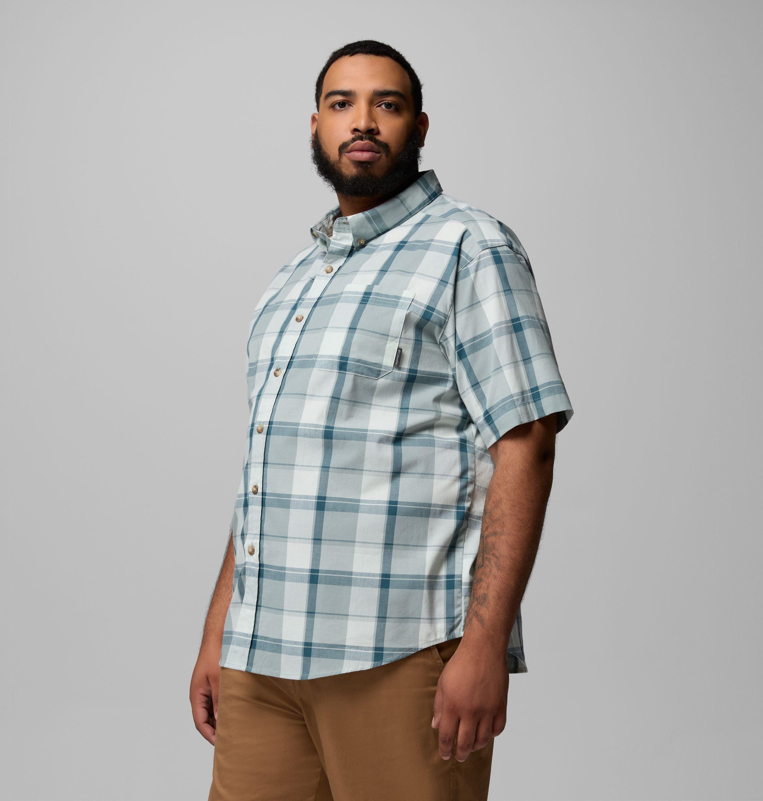 heren rapid rivers ii t-shirt met korte mouwen – grote maten