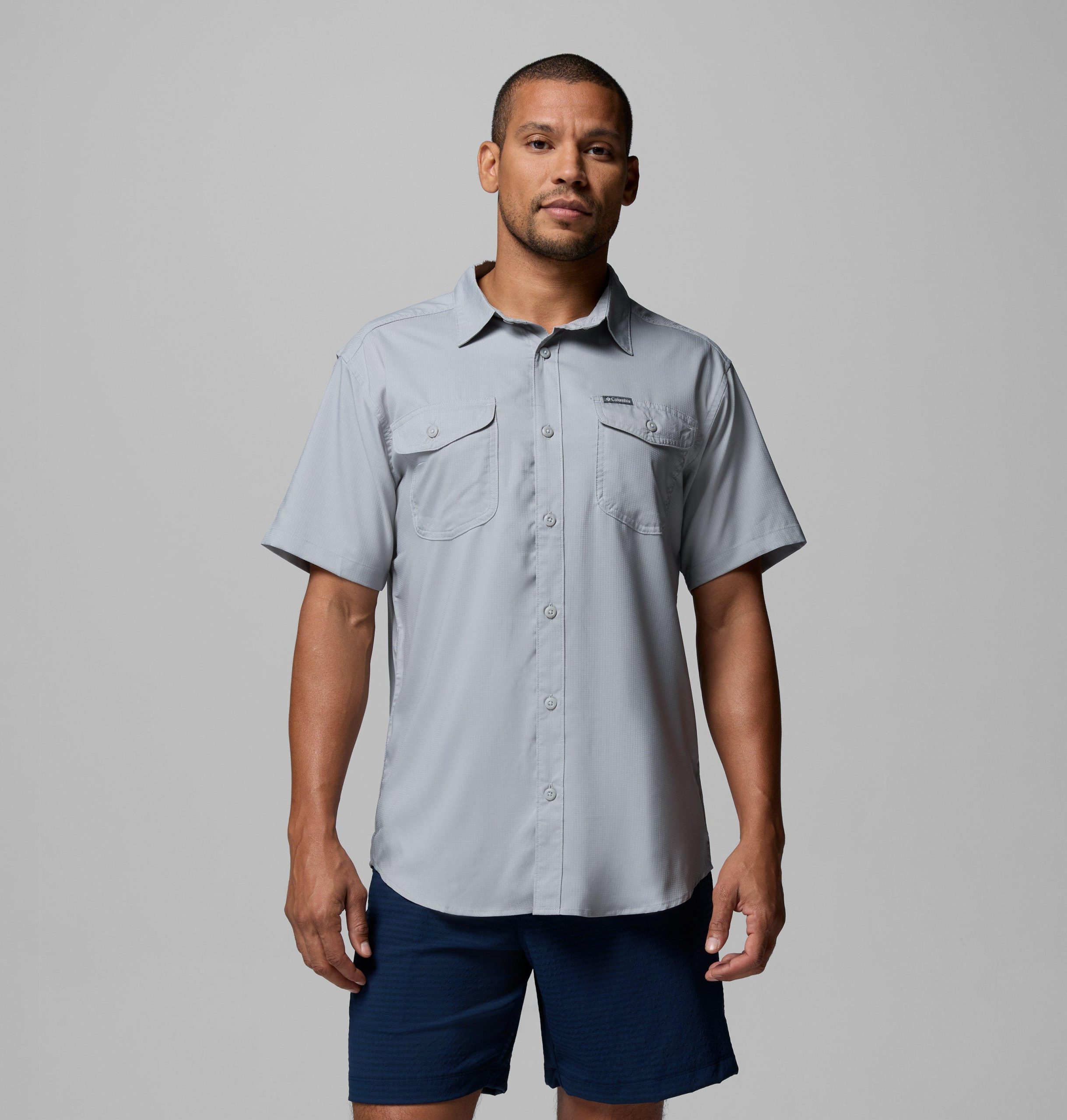heren utilizer ii effen shirt met korte mouwen