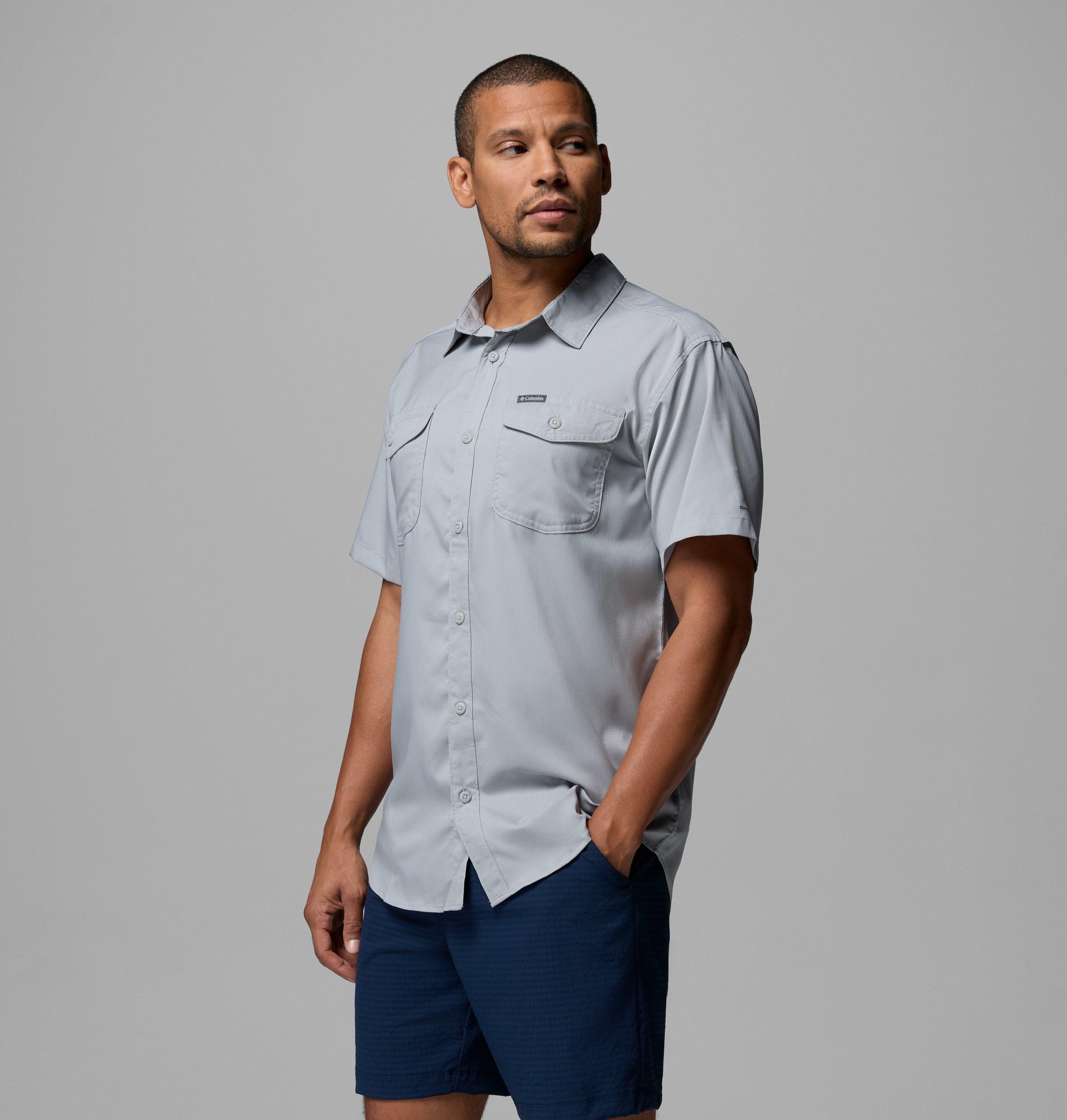 heren utilizer ii effen shirt met korte mouwen
