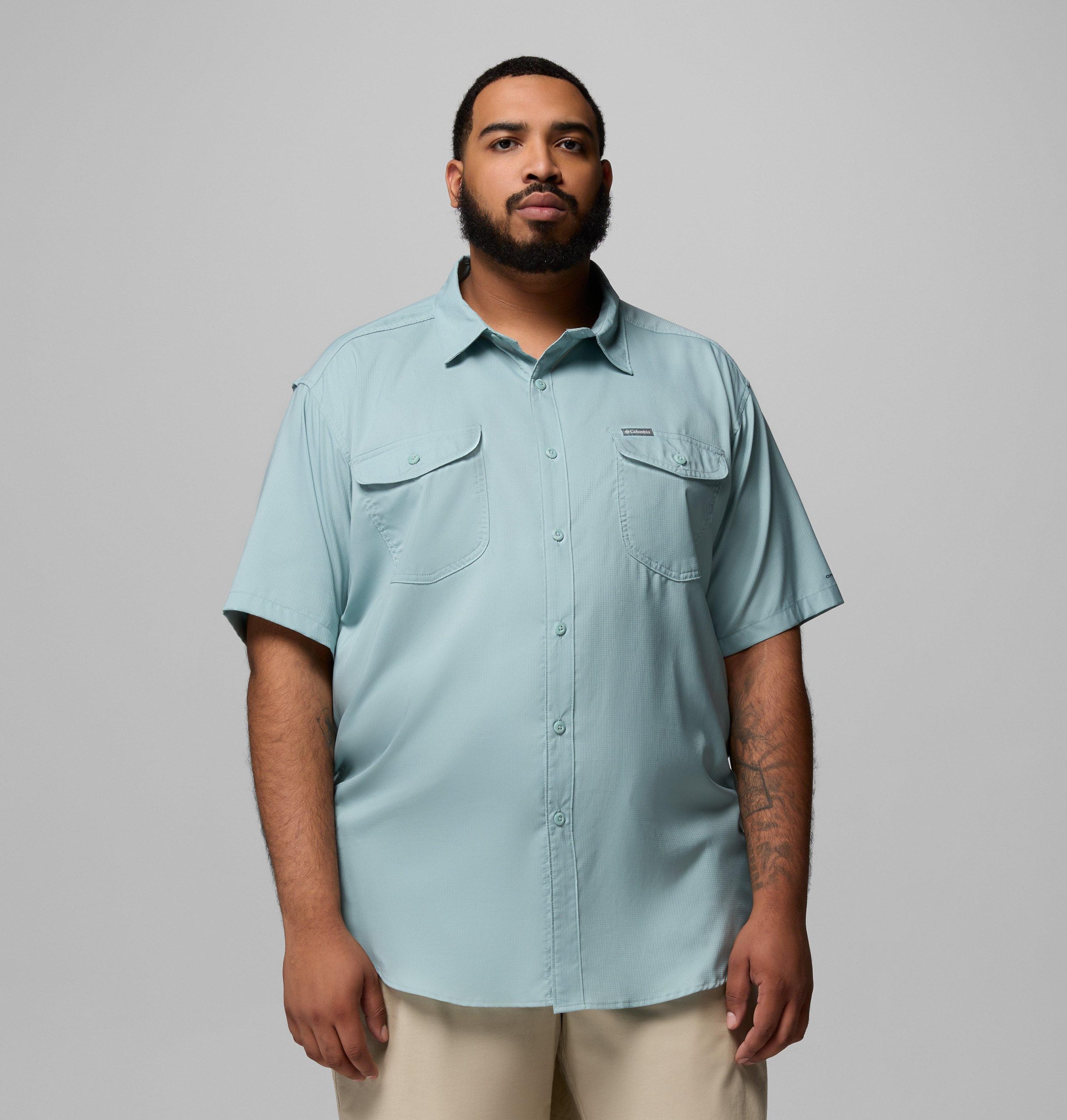 heren utilizer ii effen shirt met korte mouwen – maat large