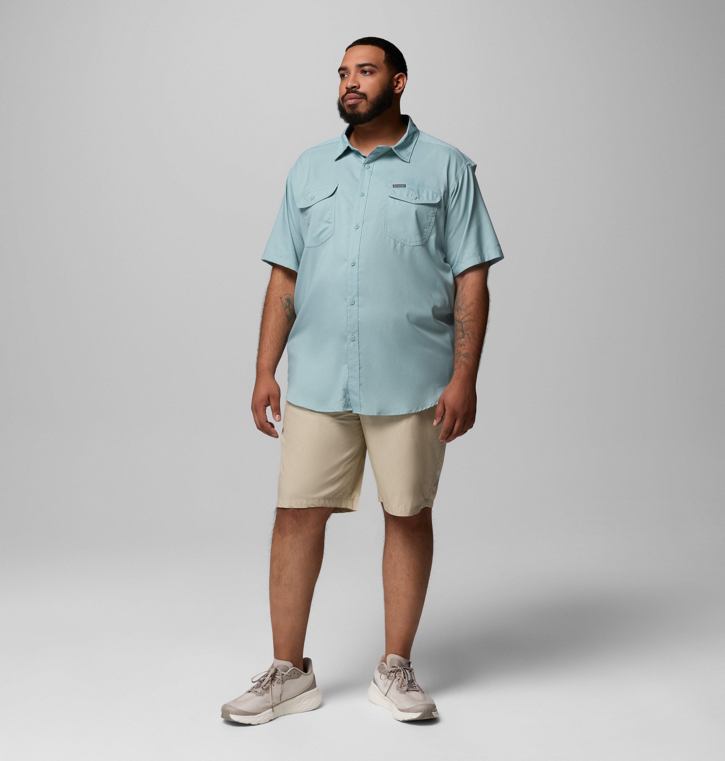 heren utilizer ii effen shirt met korte mouwen – maat large