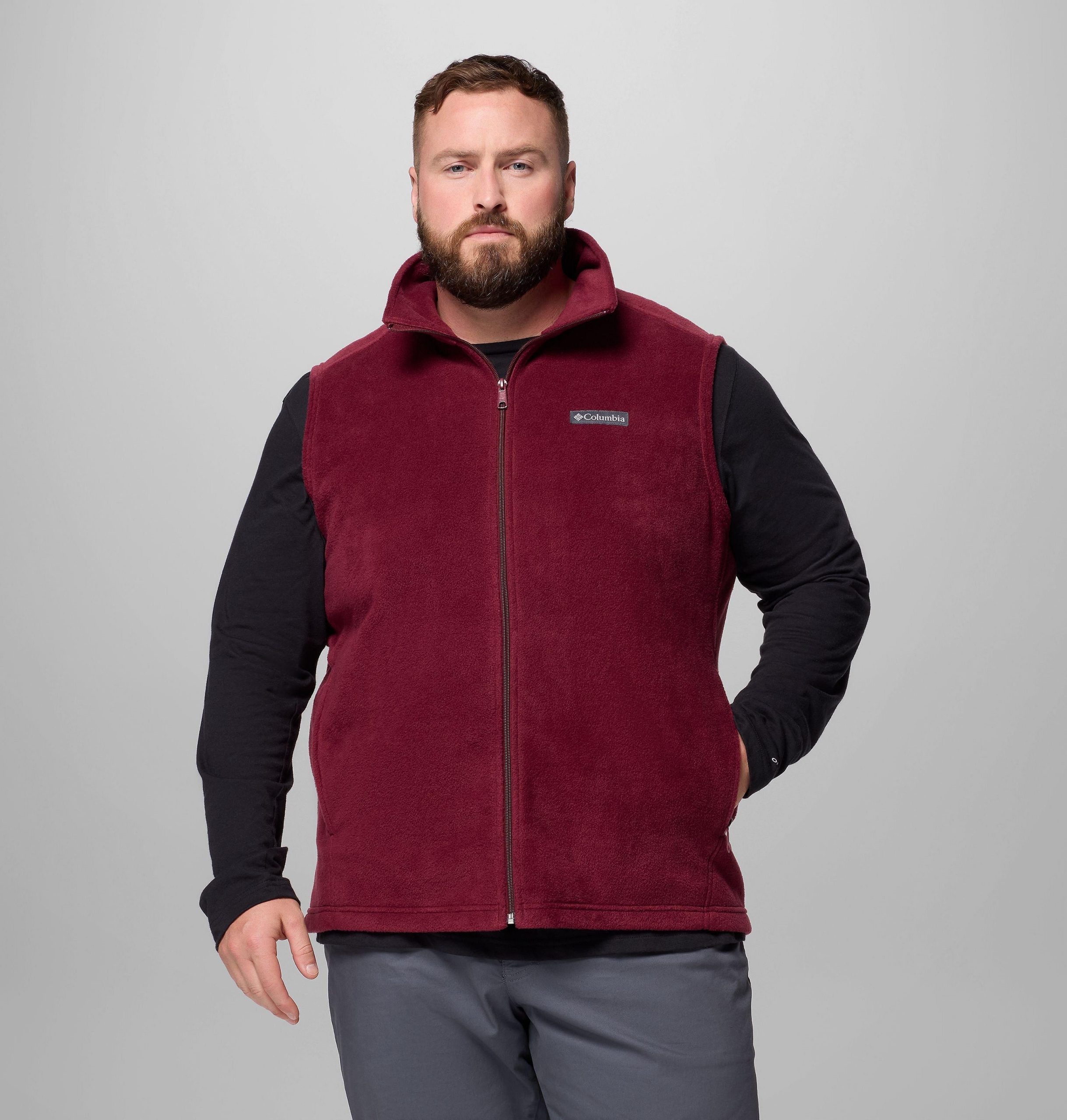 heren steens mountain fleece vest - groot