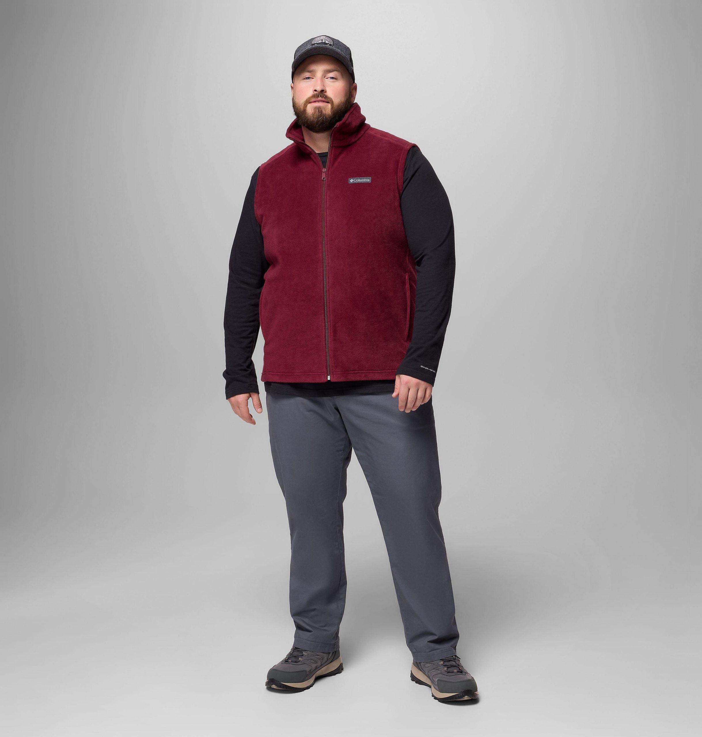 heren steens mountain fleece vest - groot