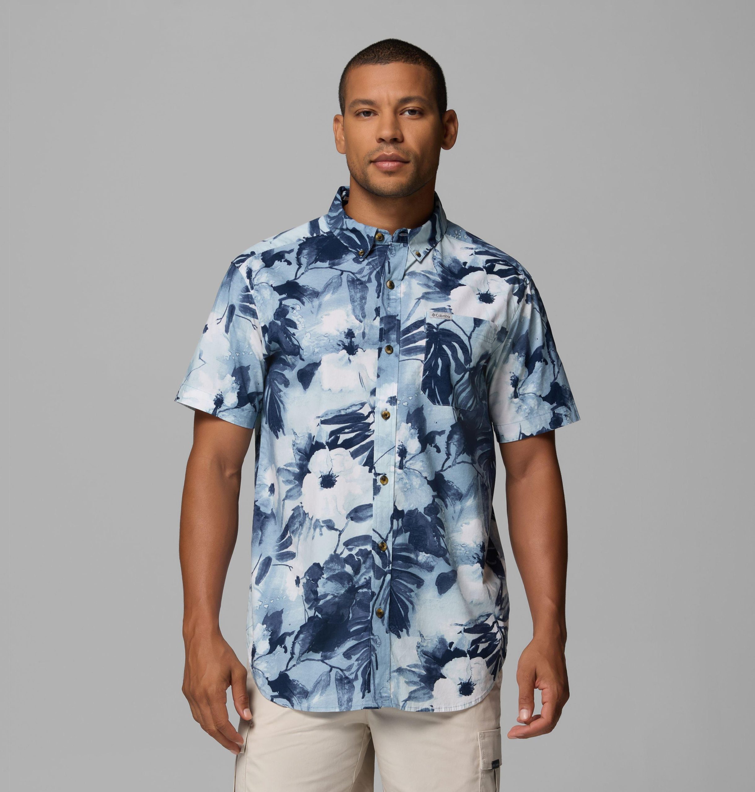 heren t-shirt met korte mouwen en print van rapid rivers