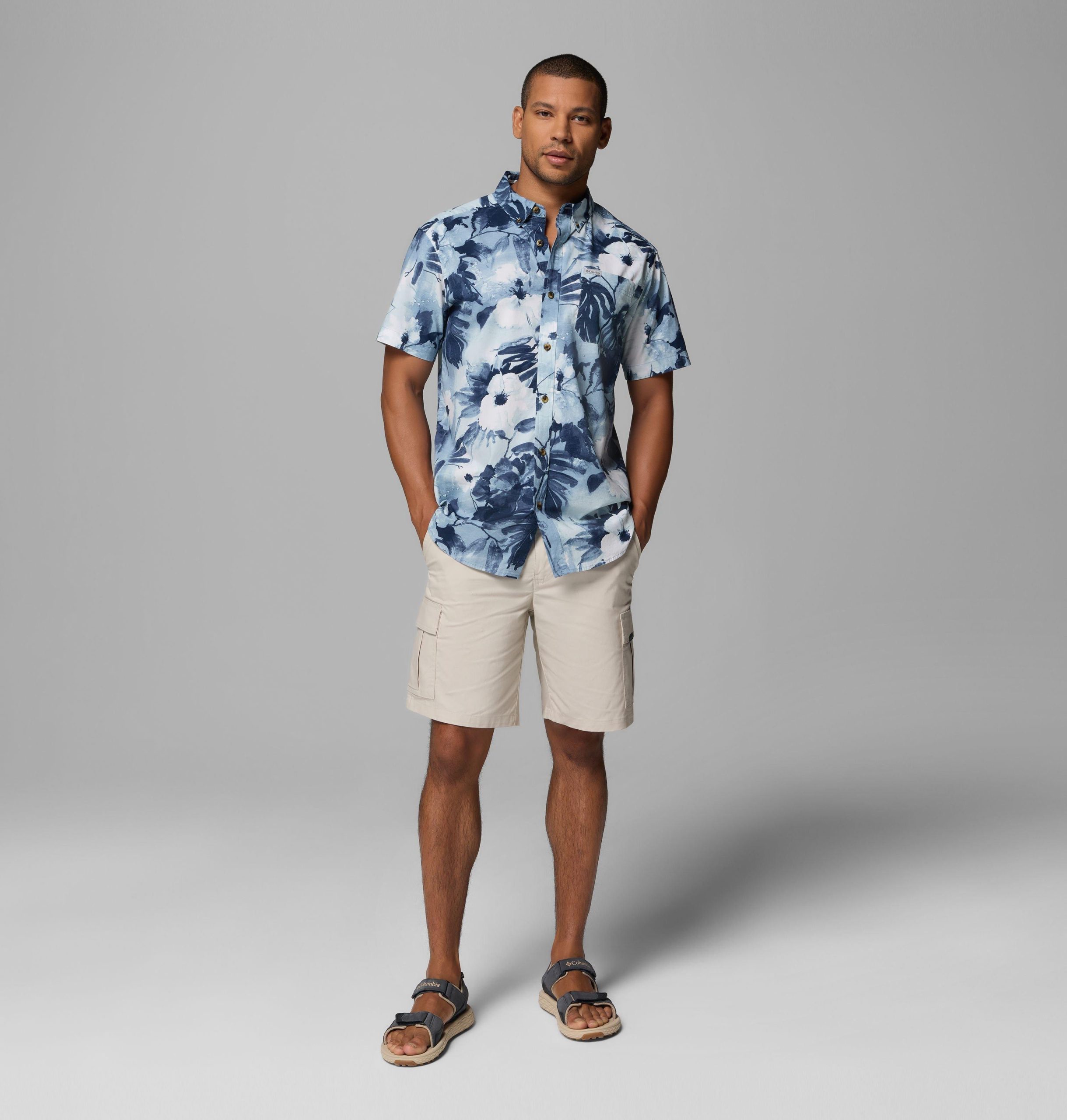 heren t-shirt met korte mouwen en print van rapid rivers