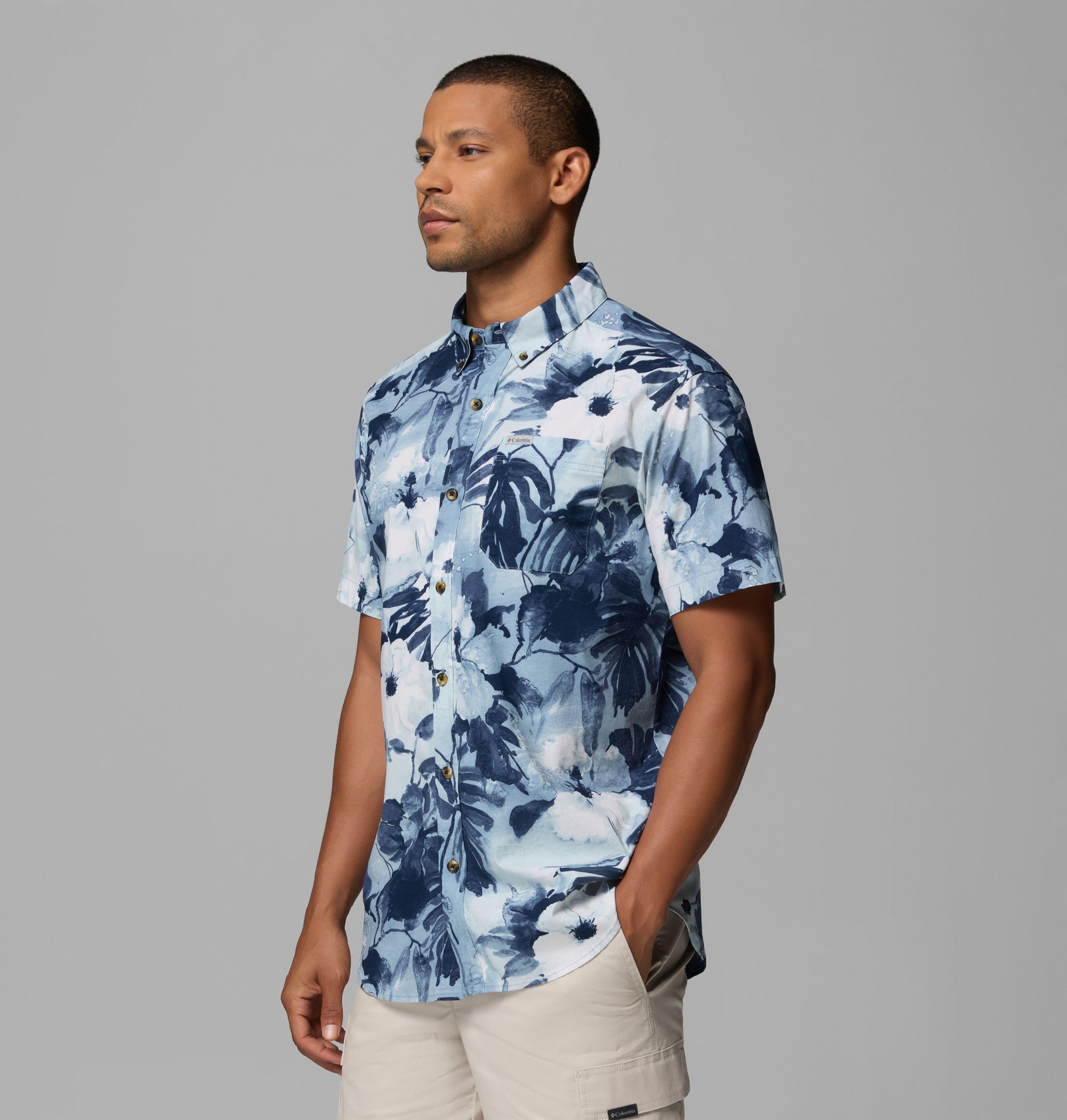 heren t-shirt met korte mouwen en print van rapid rivers