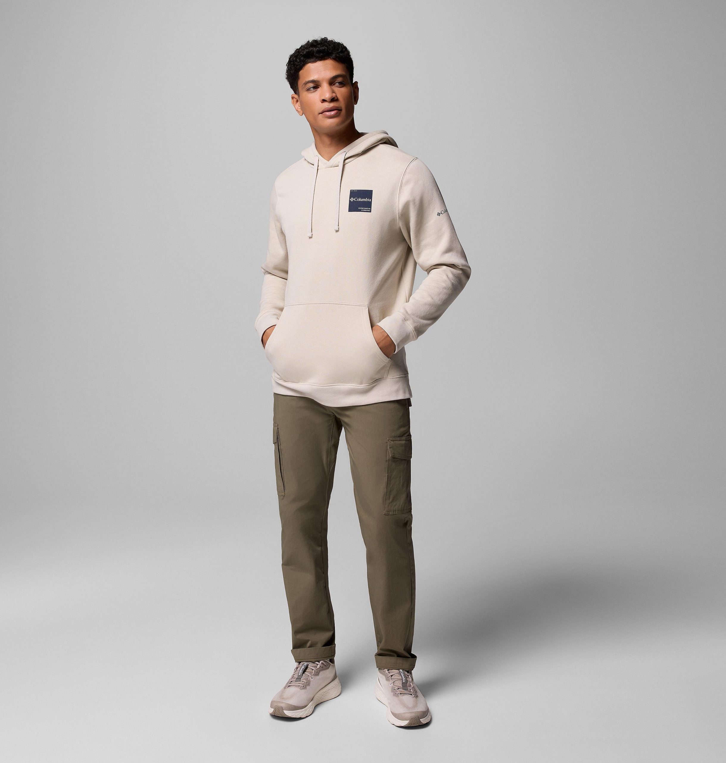 heren columbia trek hoodie