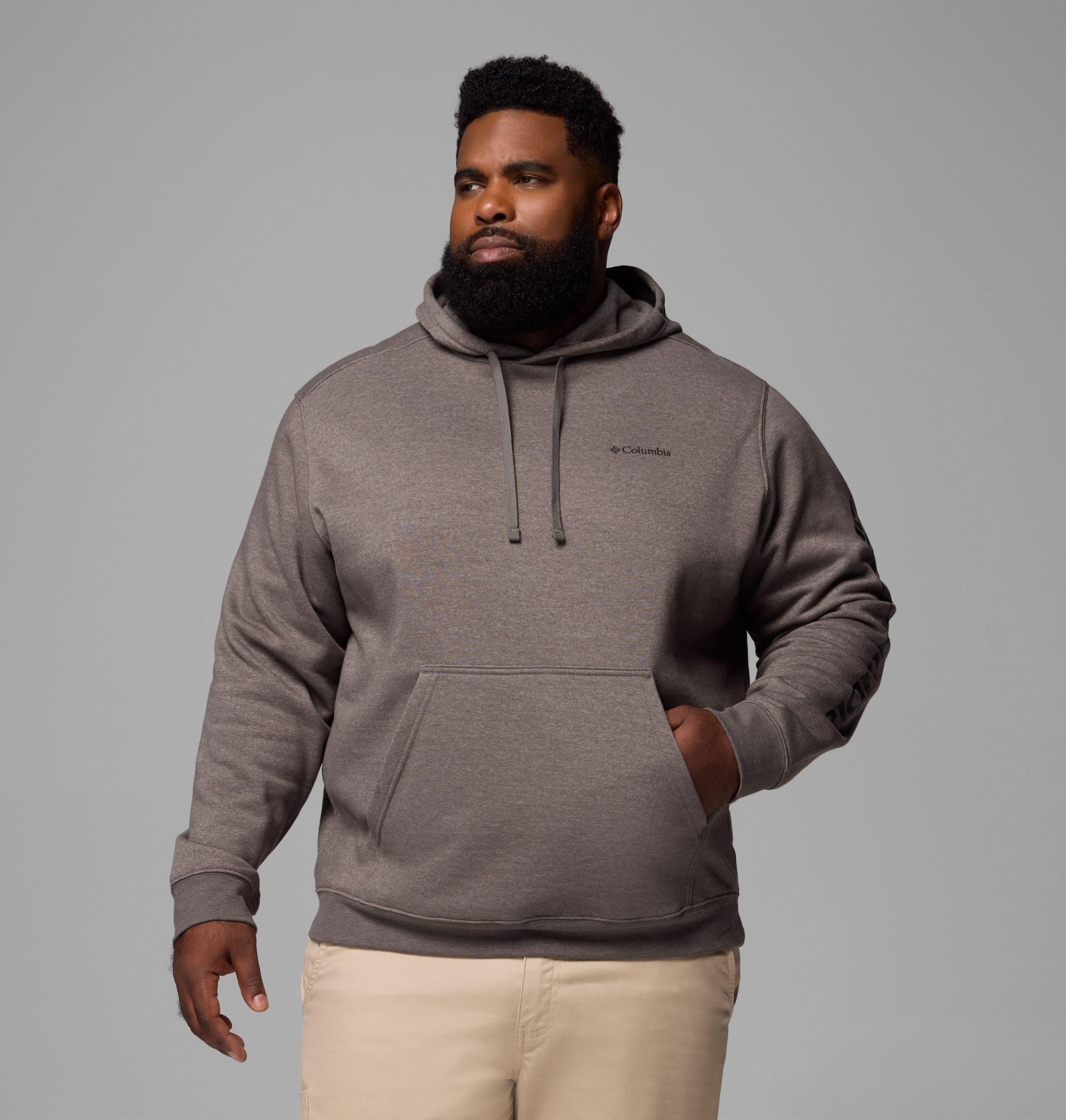 heren columbia trek hoodie - groot