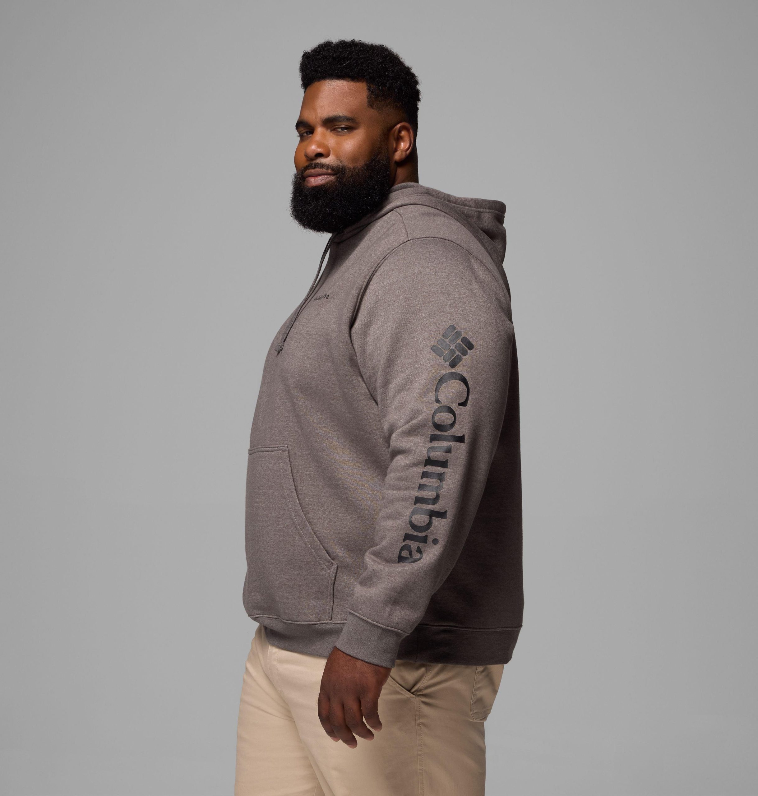 heren columbia trek hoodie - groot