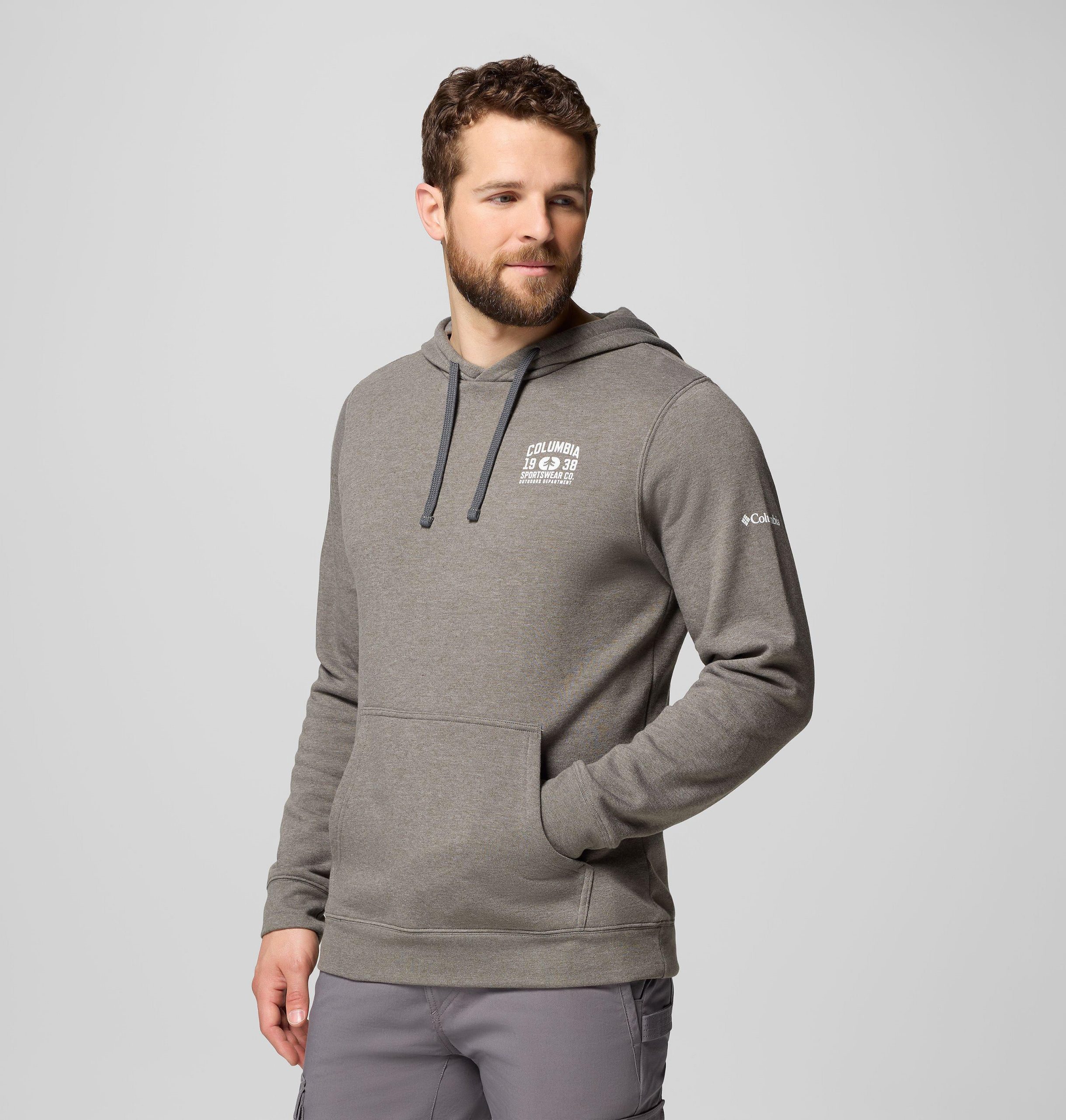 heren columbia trek graphic hoodie