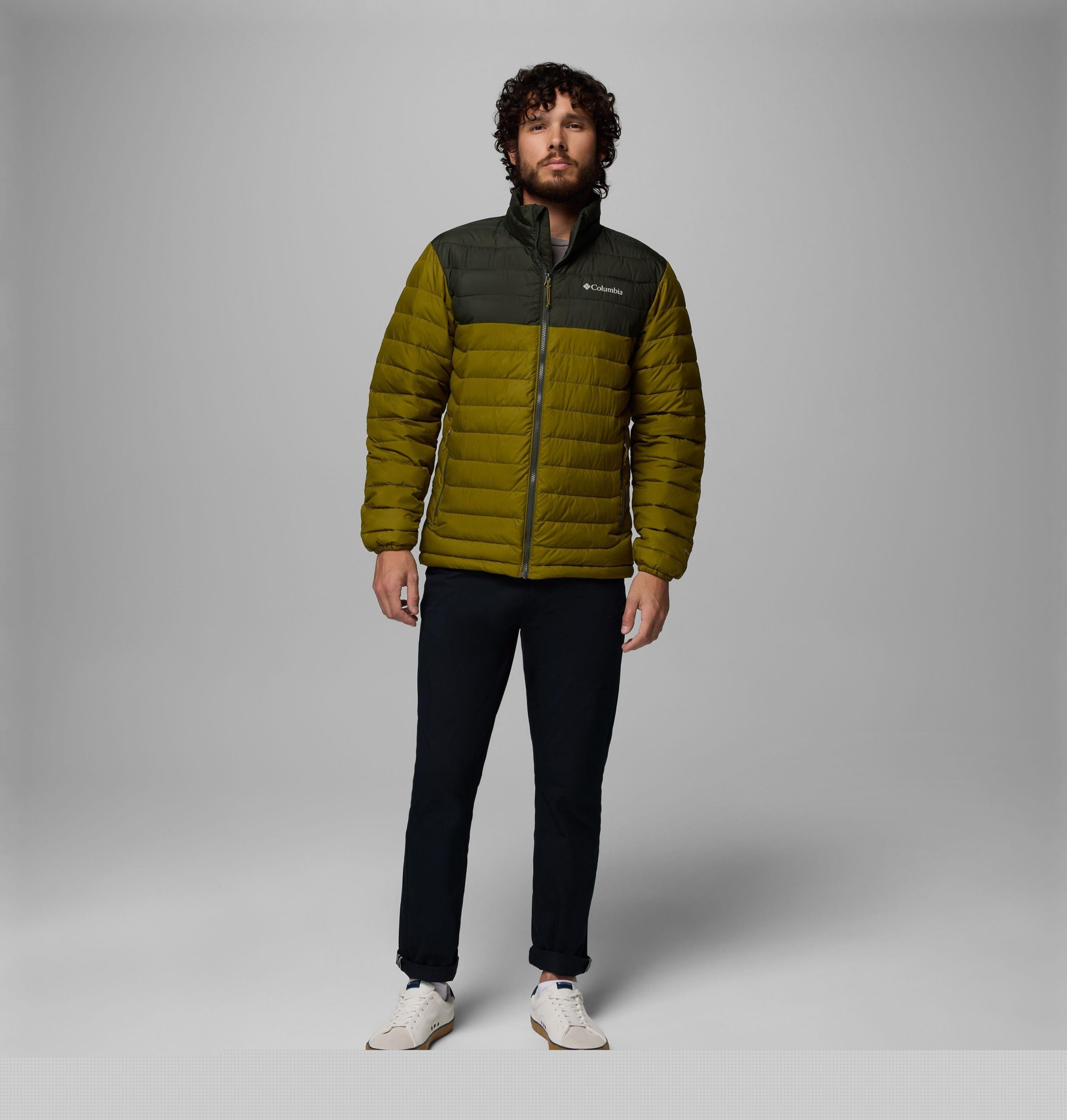 heren powder lite ii jas - lang