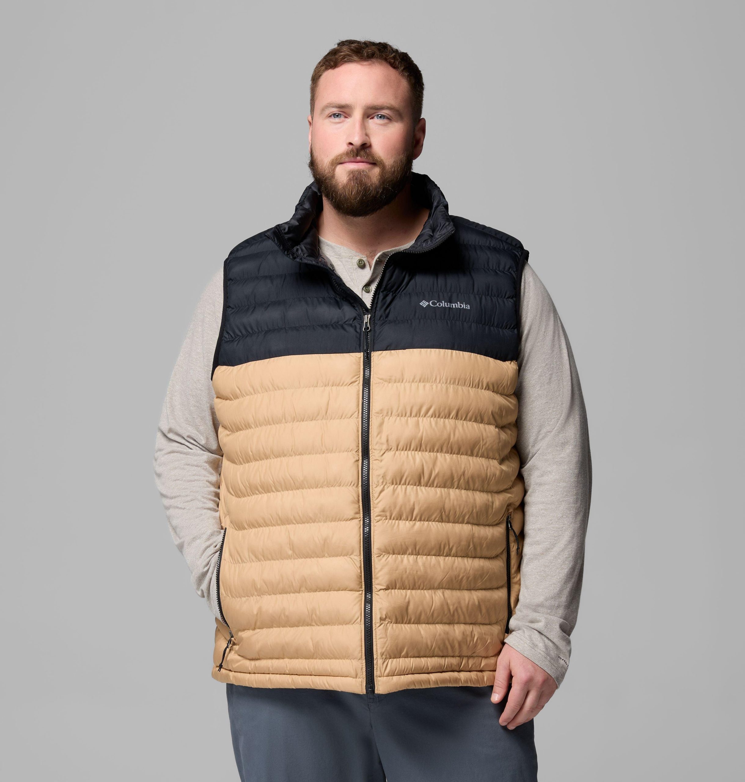 heren powder lite ii vest - groot