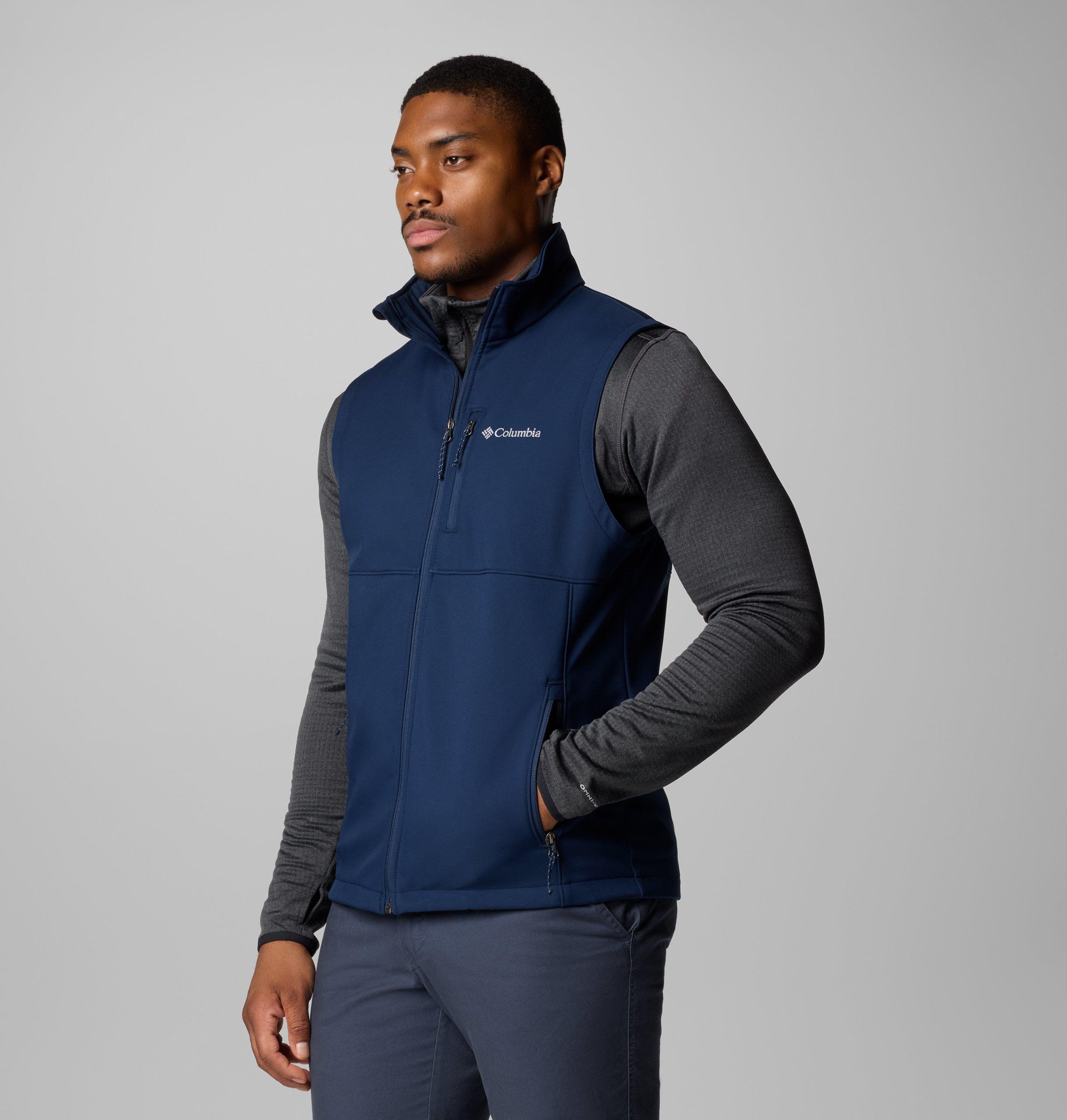 ascender ii softshell vest voor heren - lang