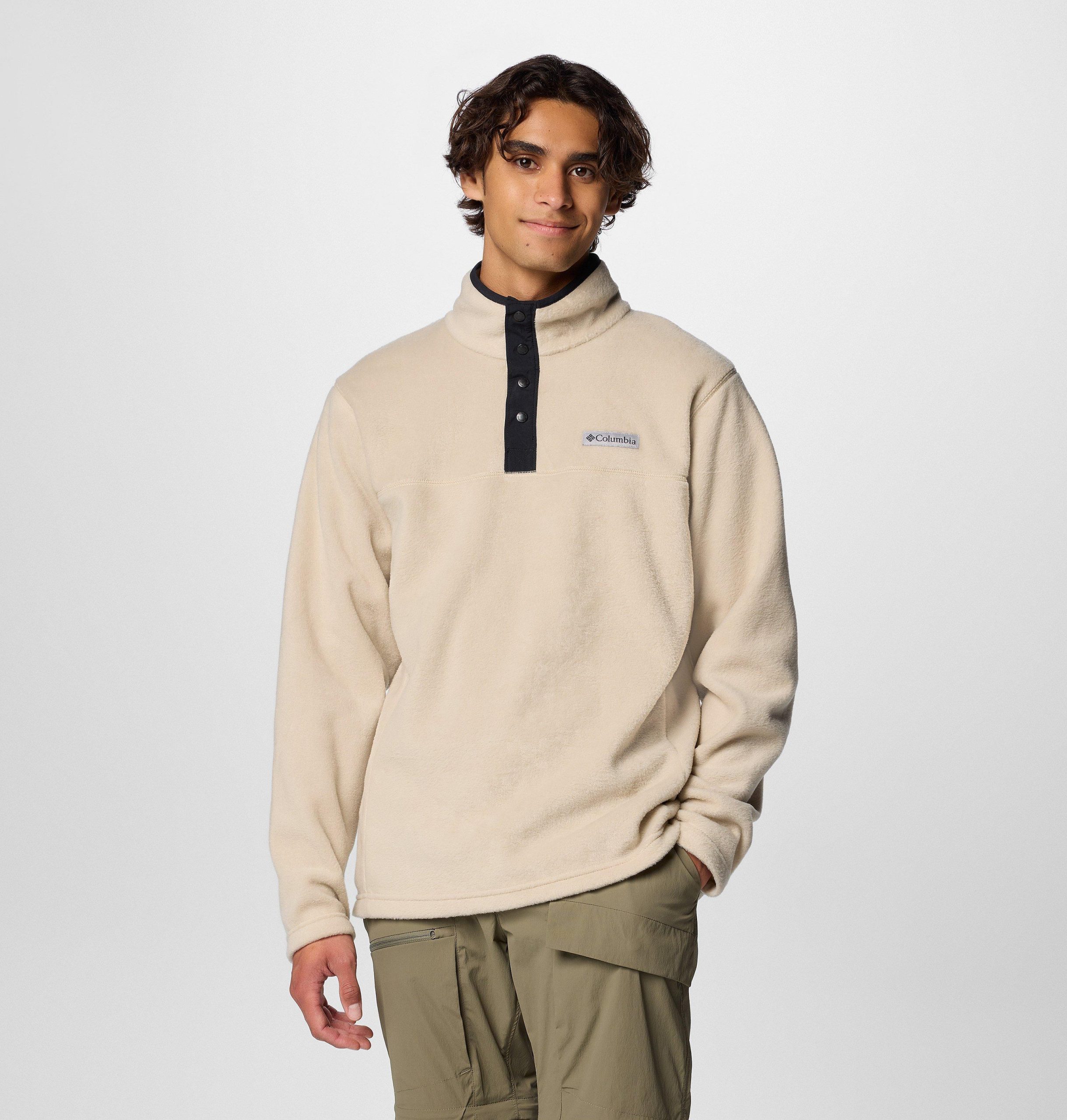 heren steens mountain half snap ii fleece pullover - lang