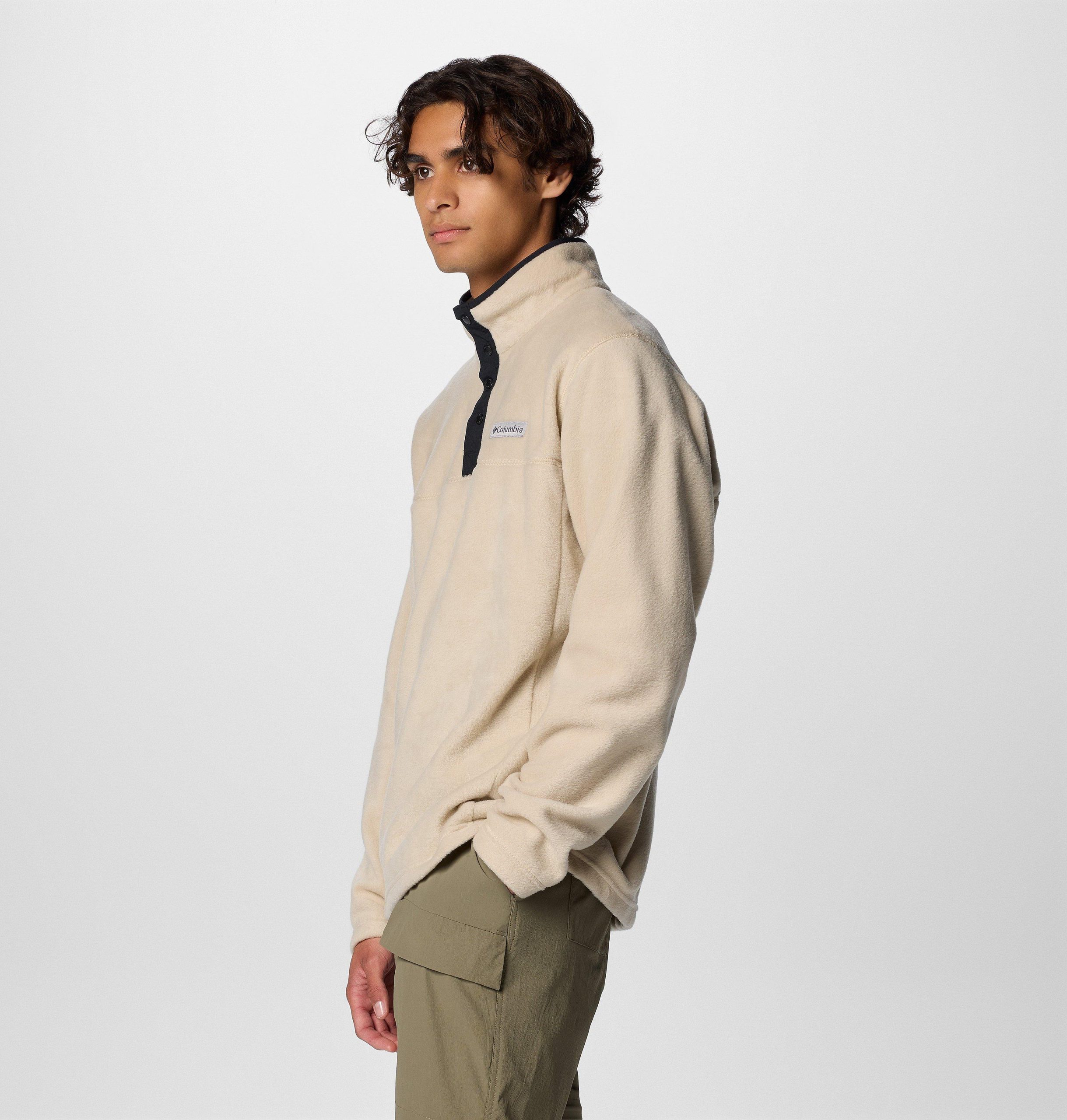 heren steens mountain half snap ii fleece pullover - lang